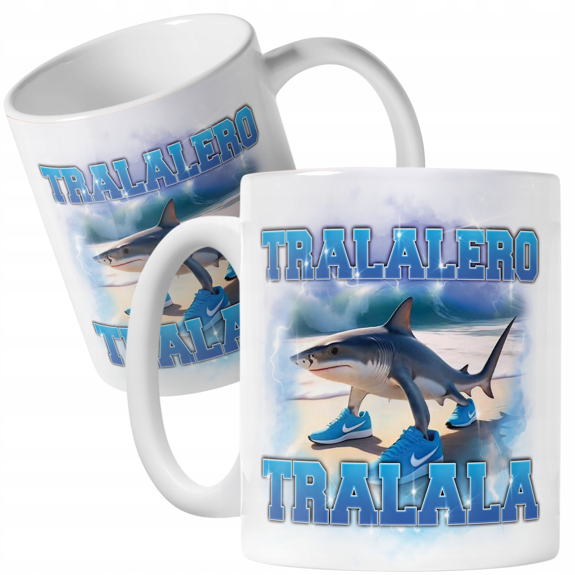 Kubek ceramiczny BRAINROT Tralalero Tralala Memy Zabawny TikTok Viral