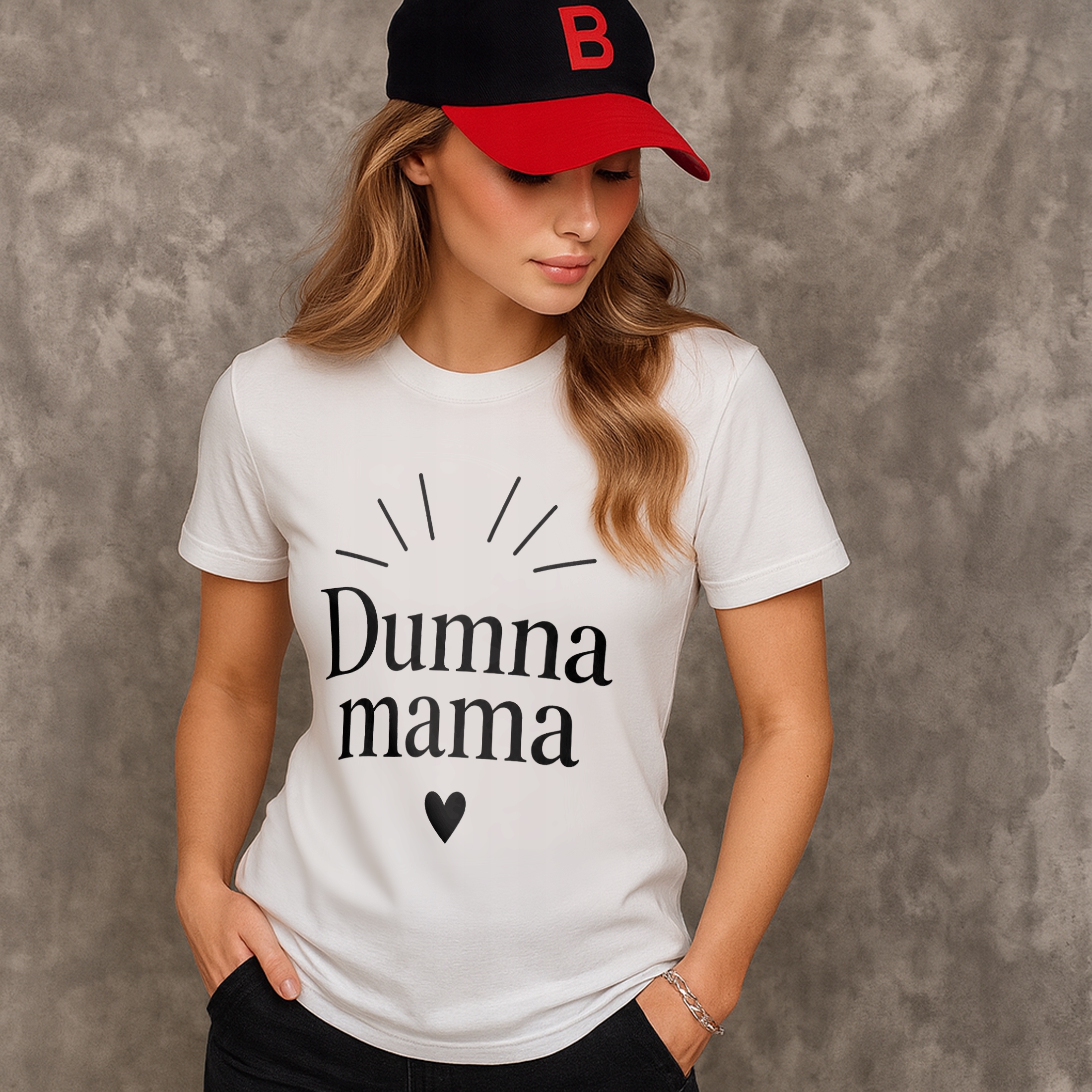 Koszulka biała damska Dzień Matki Dla Mamy Prezent Upominek r. S