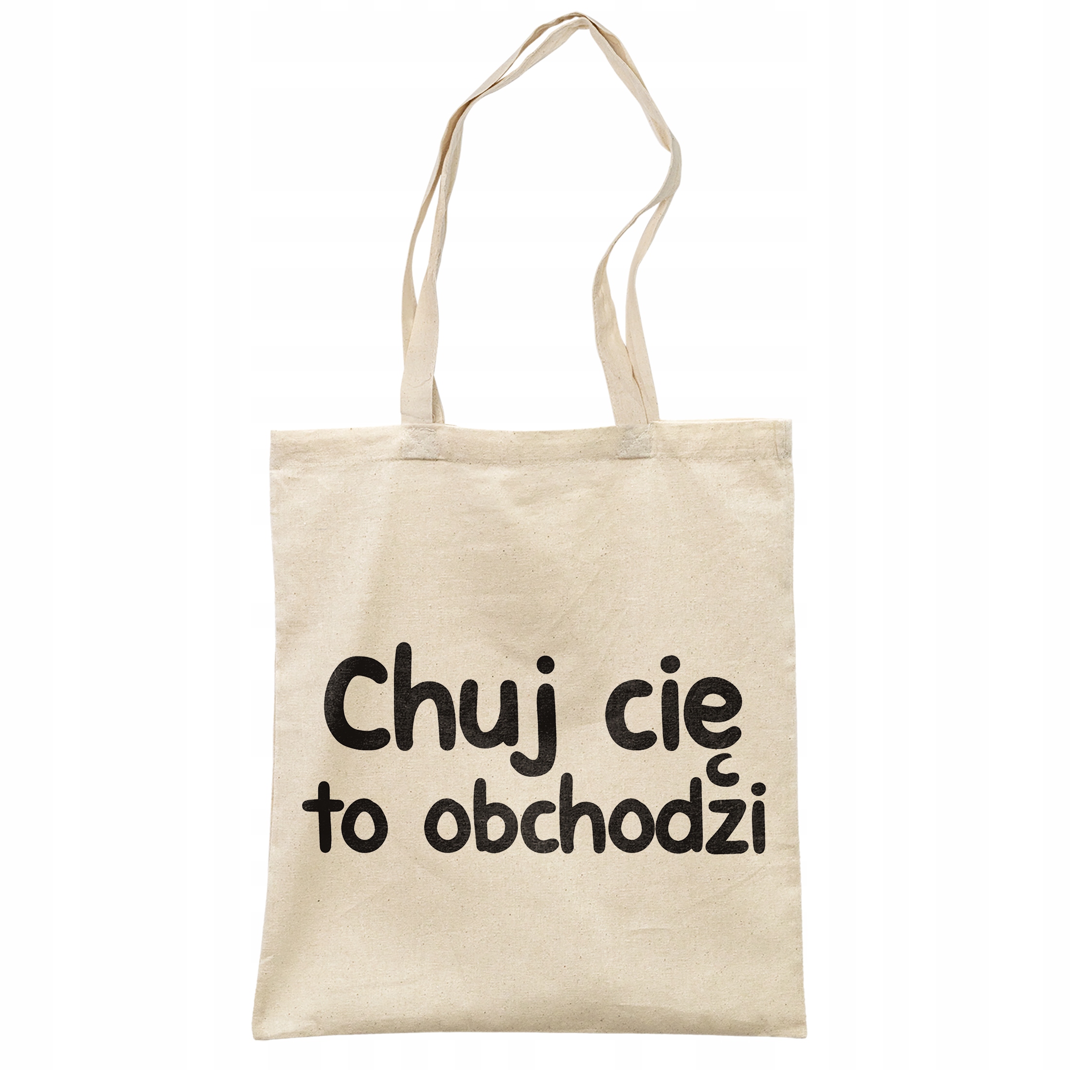 Torba bawełniana na zakupy Ch*j Cię To Obchodzi Zabawny Prezent