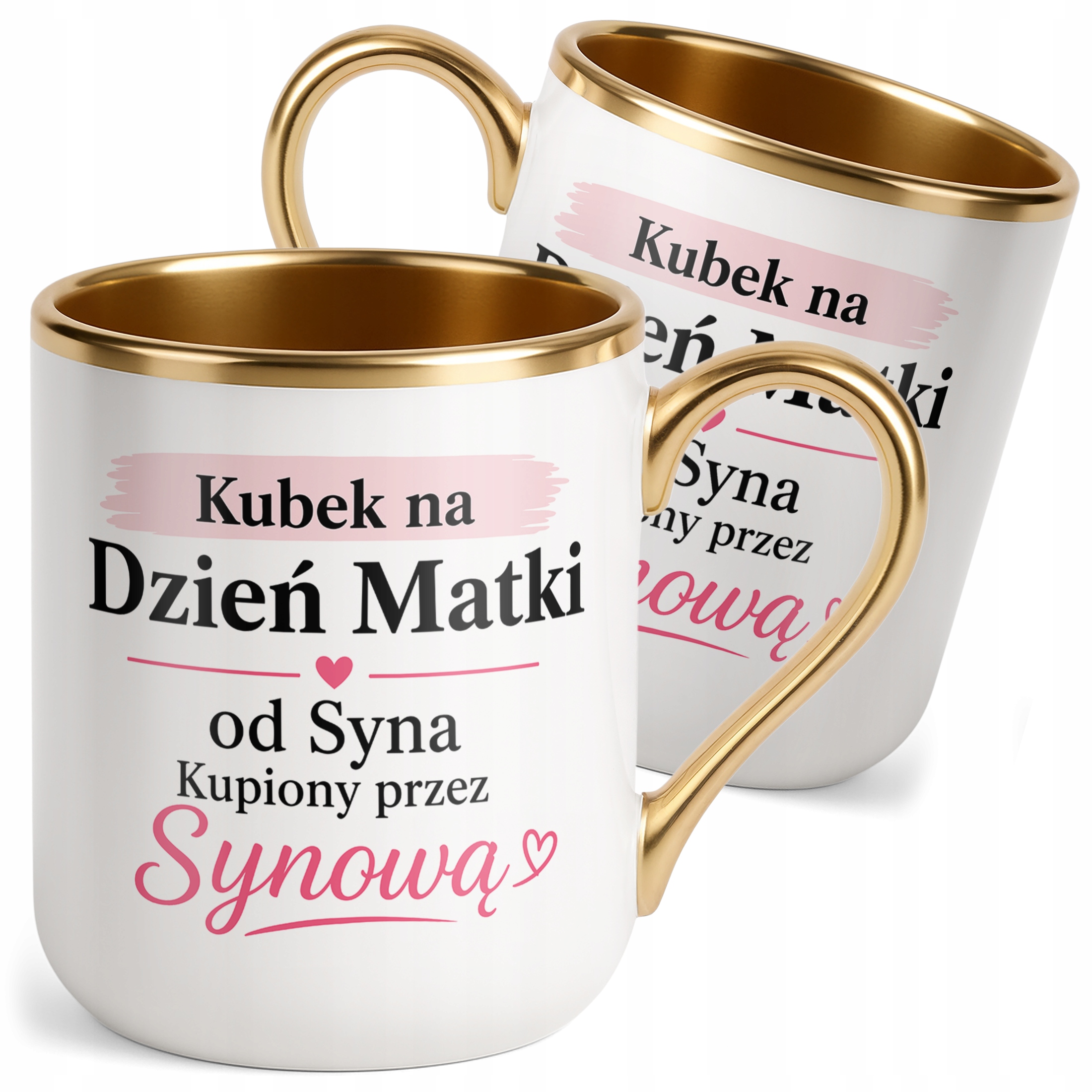 Kubek dla mamy premium złoty prezent na Dzień Matki trafiony upominek