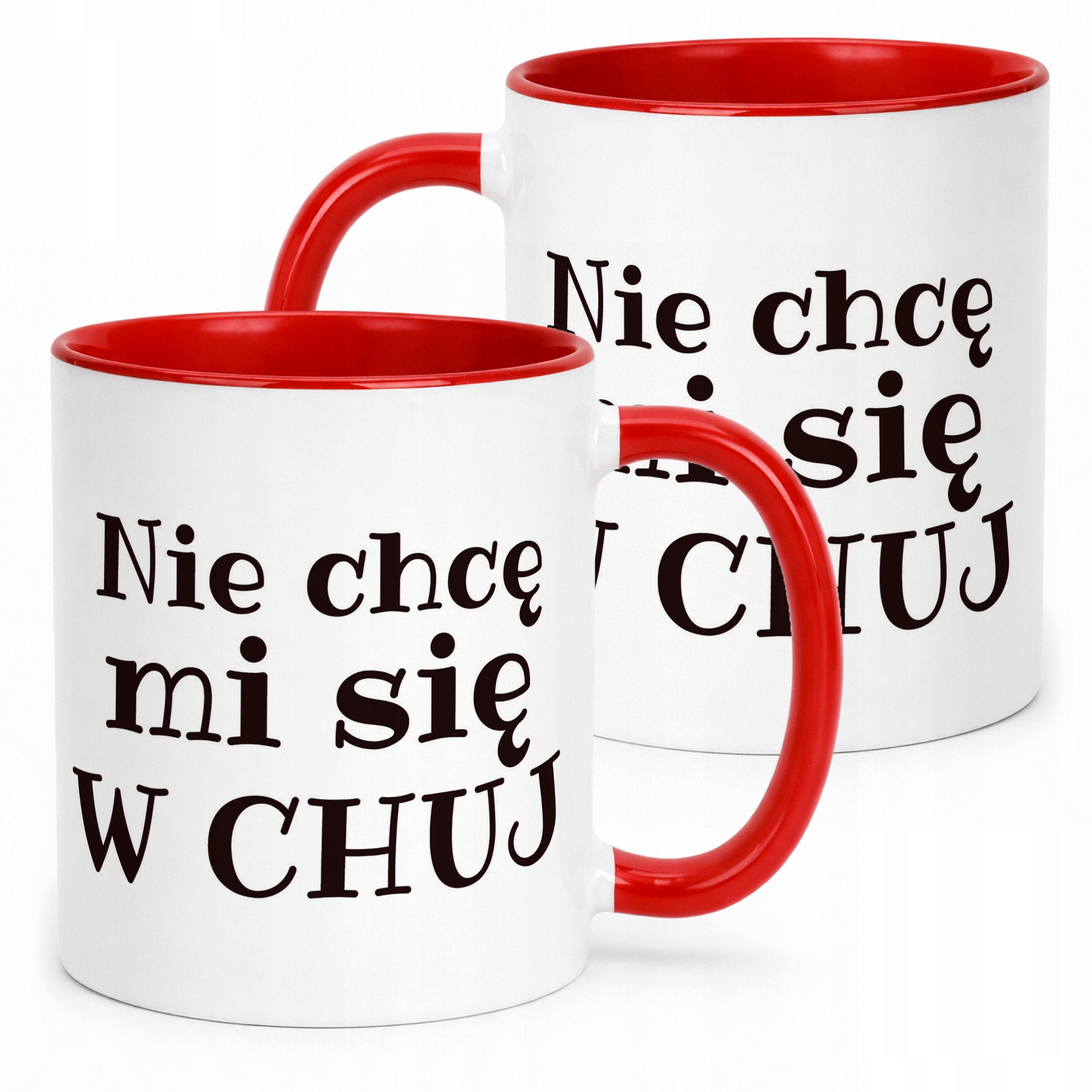 Kubek ceramiczny Nie Chcę Mi Się W Ch*j Śmieszny Zabawny Prezent
