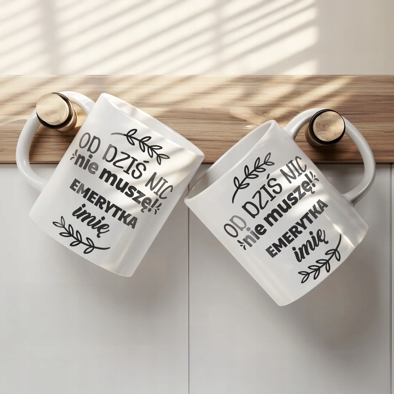 Kubek ceramiczny Personalizowany z okazji Emerytury Dla Emerytki Prezent