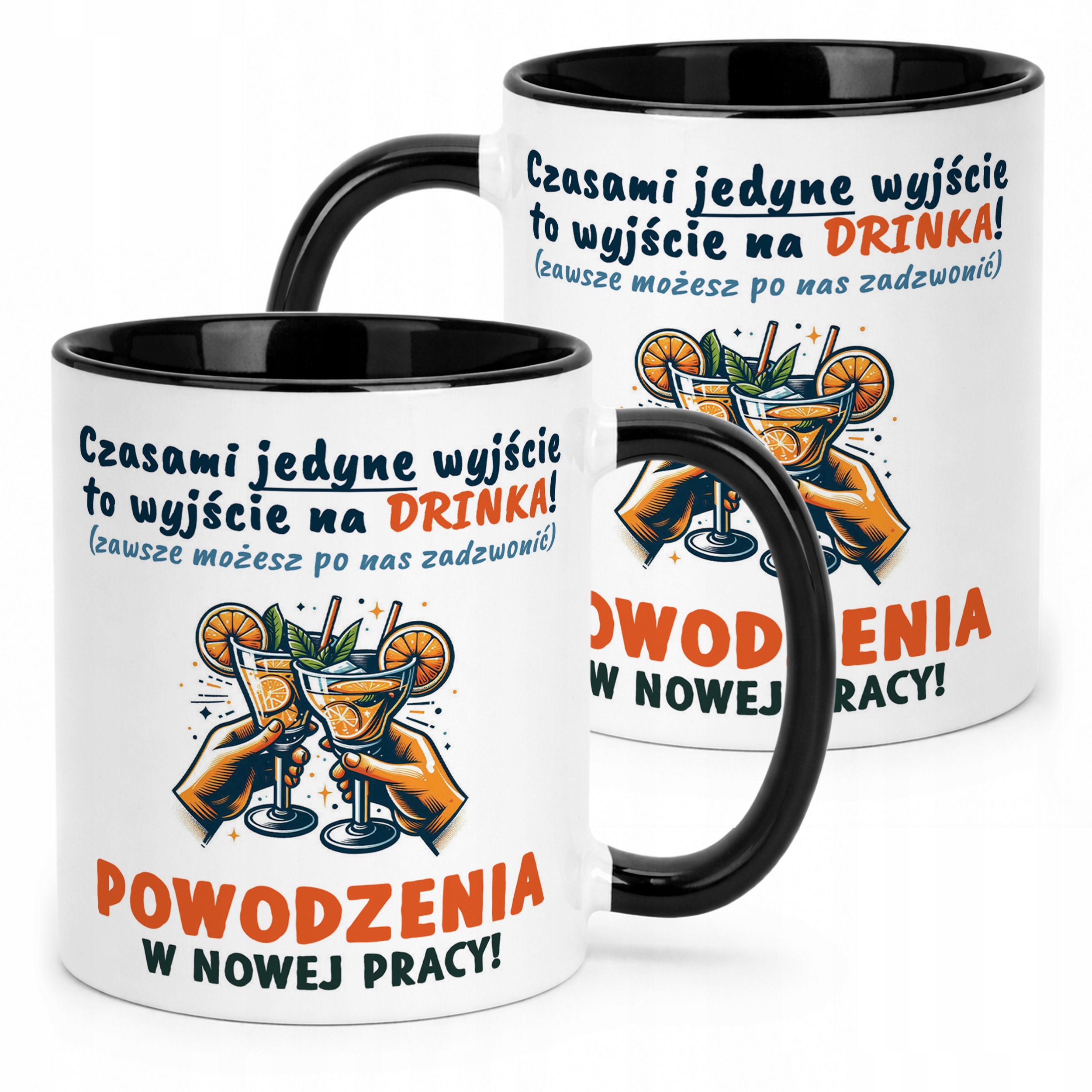 Kubek Czarny Na Pożegnanie Odejście z Pracy Zabawny Prezent
