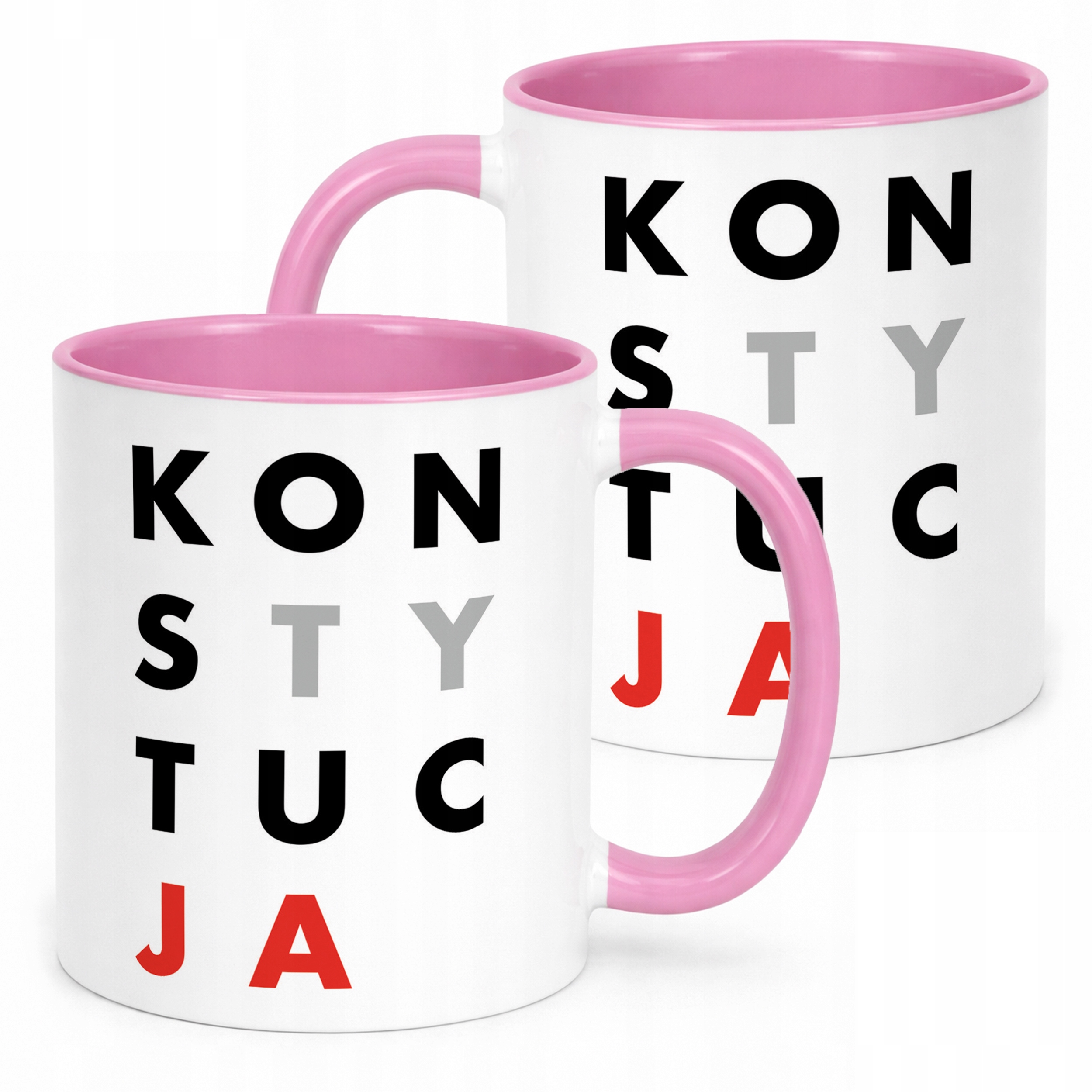 Kubek Różowy Konstytucja Zabawny Prezent Upominek