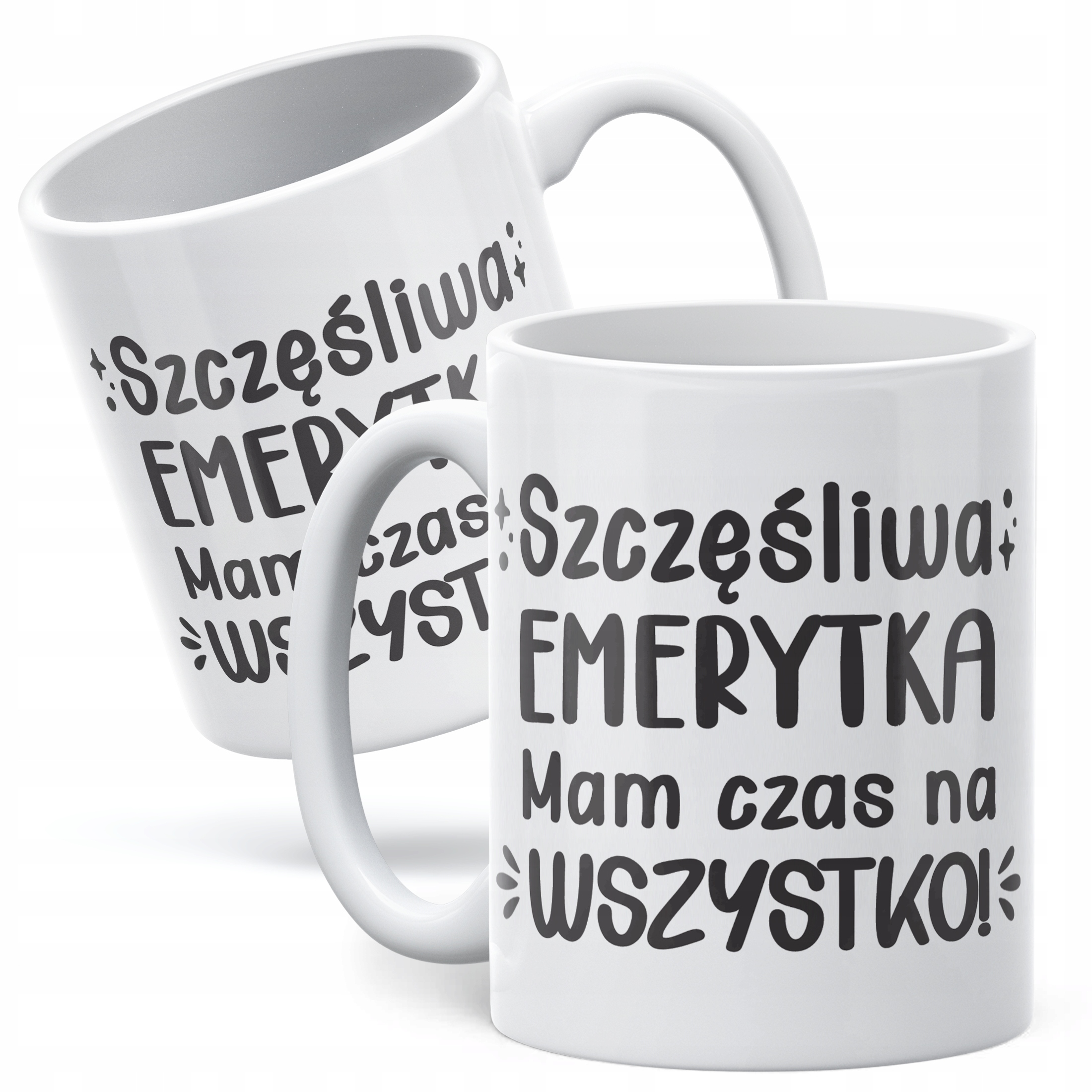 Kubek ceramiczny z okazji Emerytury Dla Emerytki Prezent Upominek