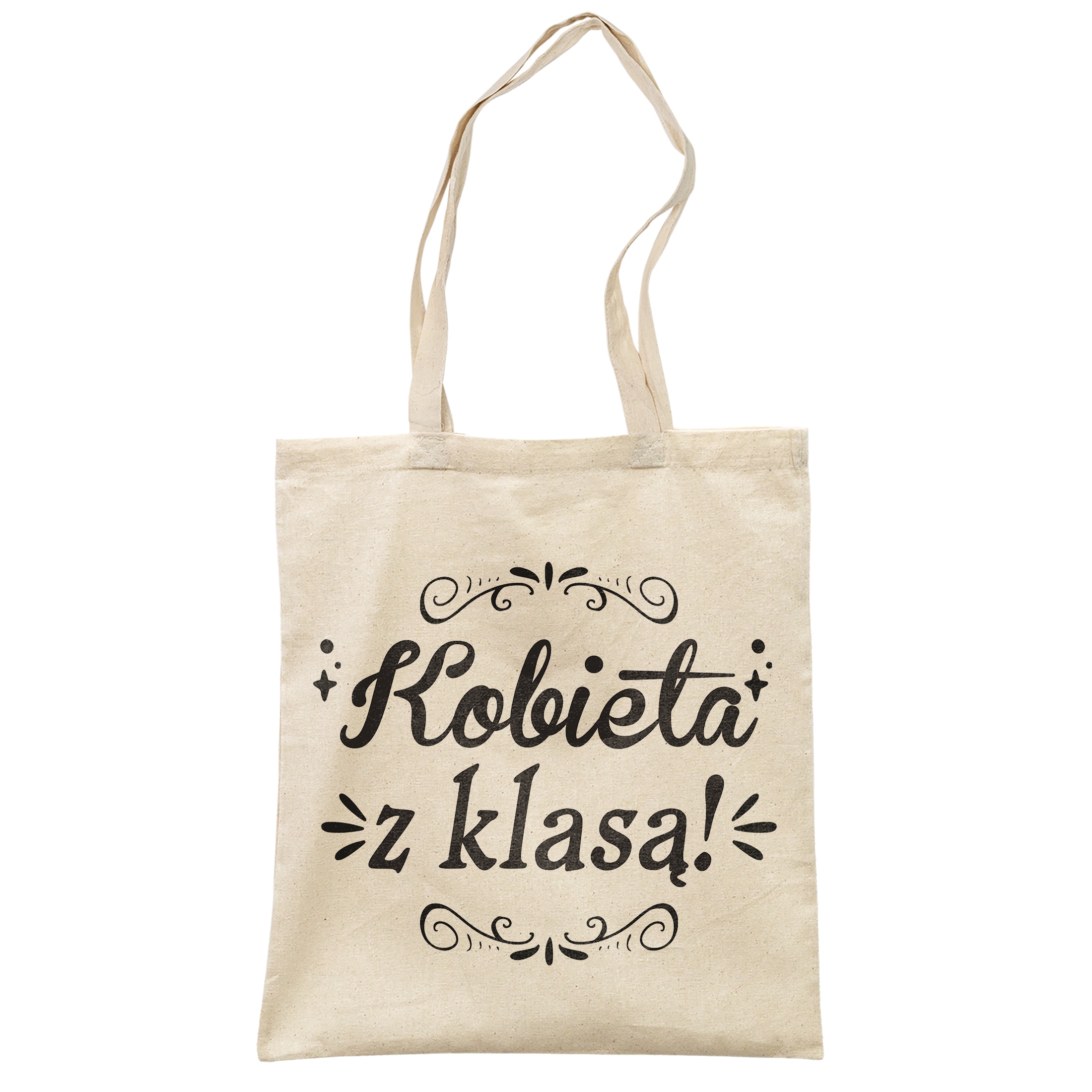 Torba bawełniana na zakupy prezent na Dzień Kobiet Kobieta z Klasą