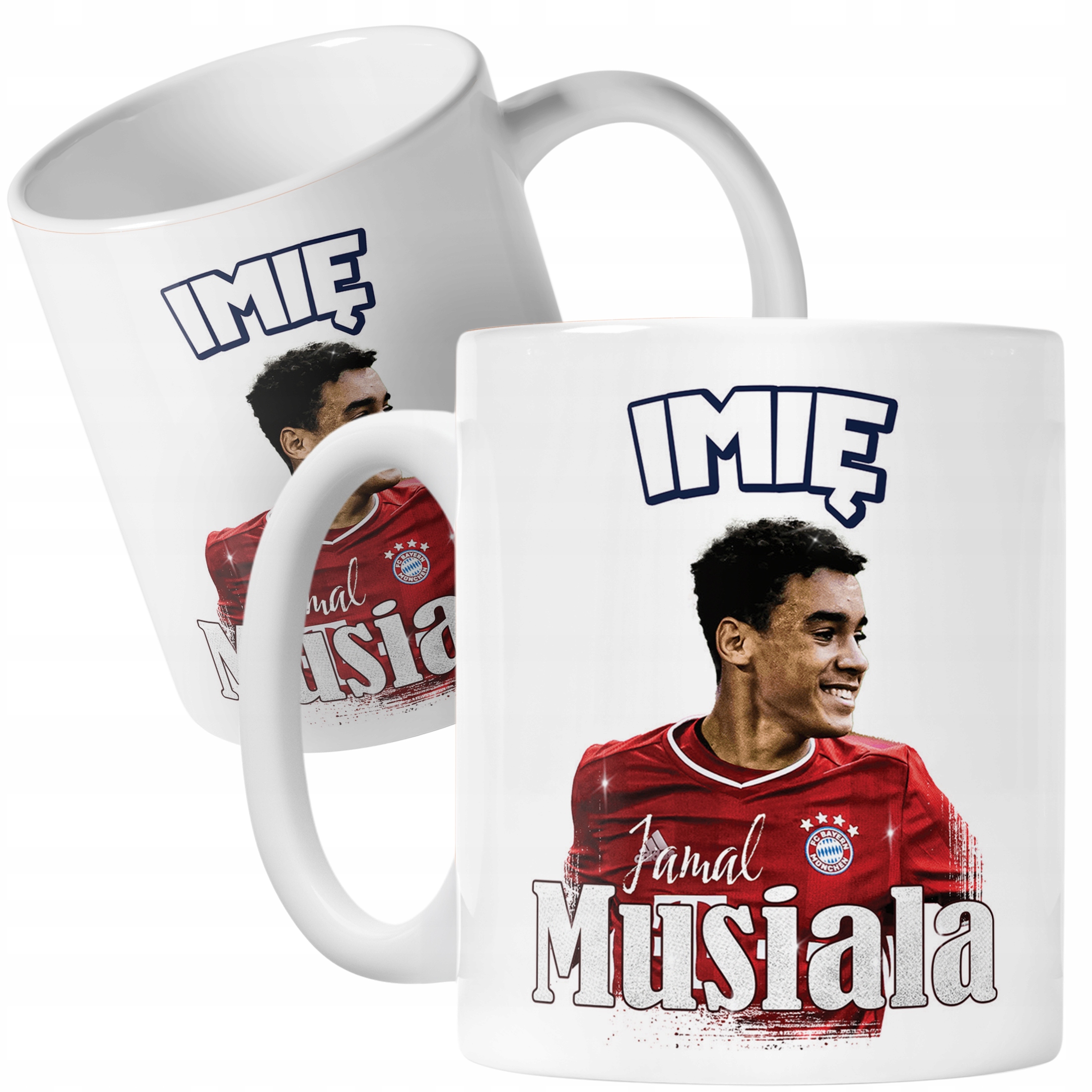 Kubek personalizowany Jamal Musiala dla kibiców Bayern Monachium Prezent