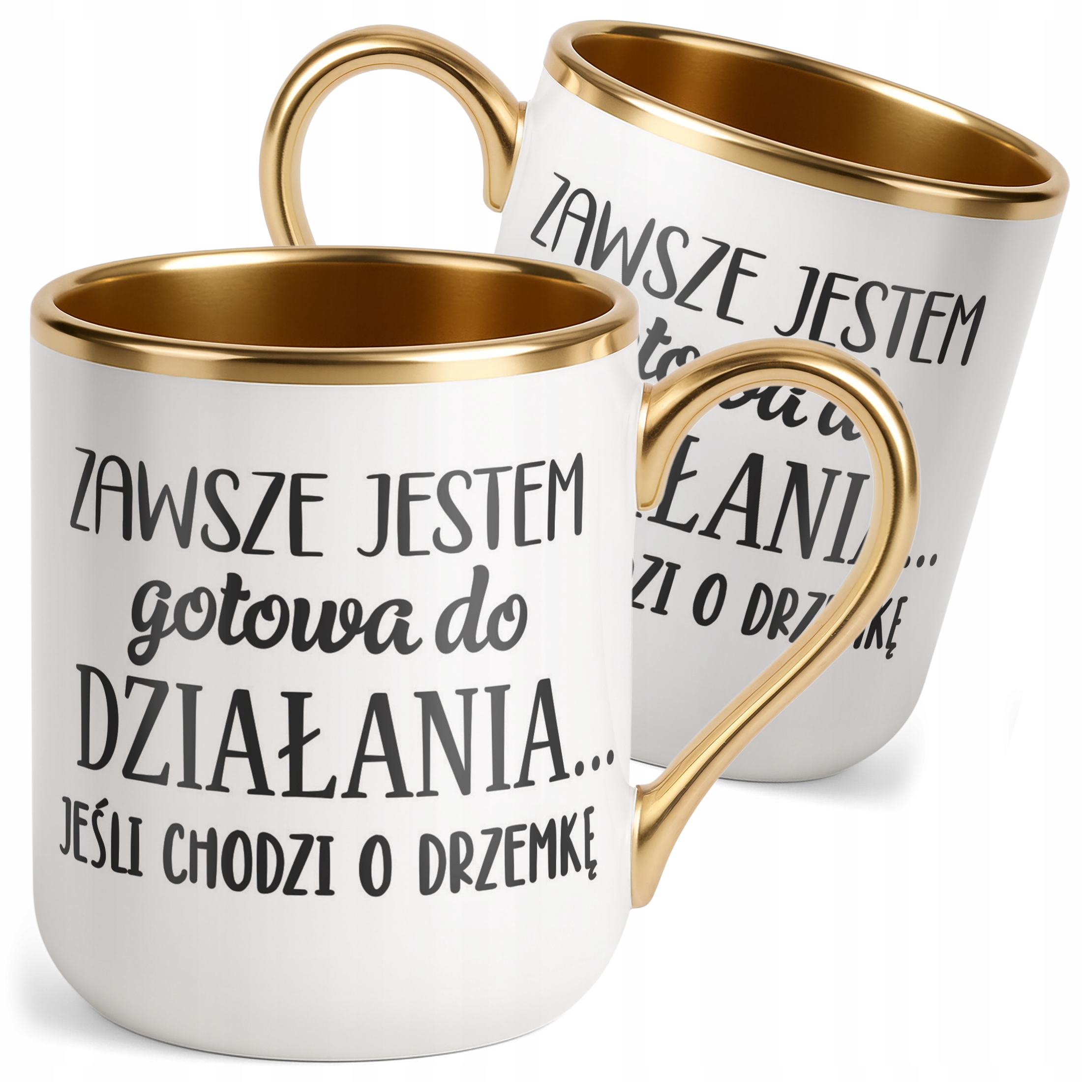Kubek Premium Złoty Dzień Kobiet Zabawny Prezent Upominek Dla Kobiety