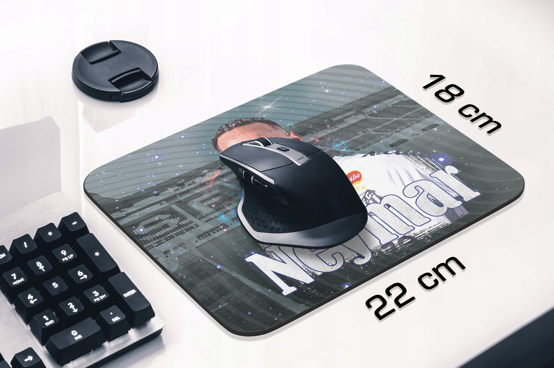 Podkładka pod mysz 22×18 cm Neymar dla kibiców Santos FC