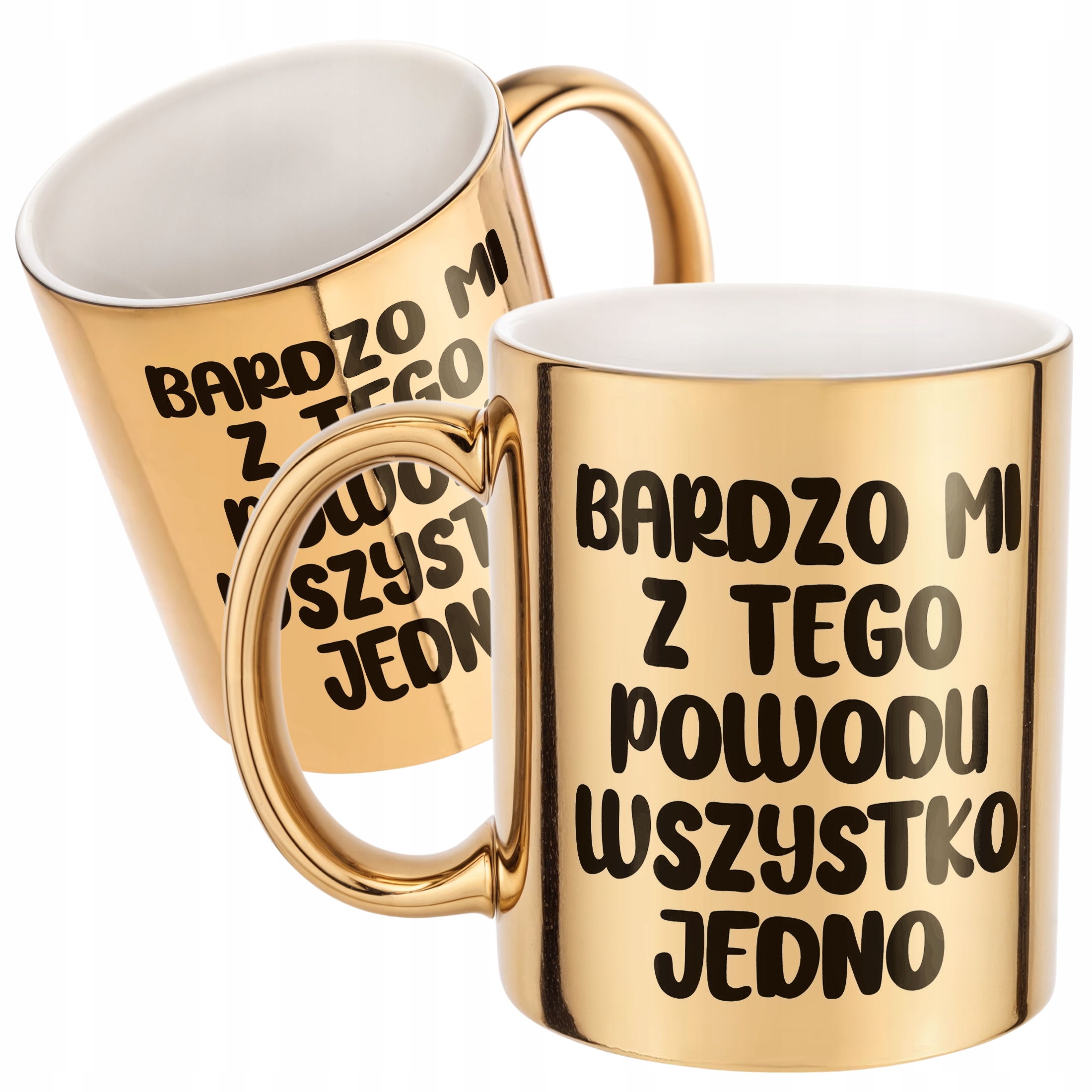 Złoty Kubek Bardzo Mi Z Tego Powodu Śmieszny Zabawny Prezent