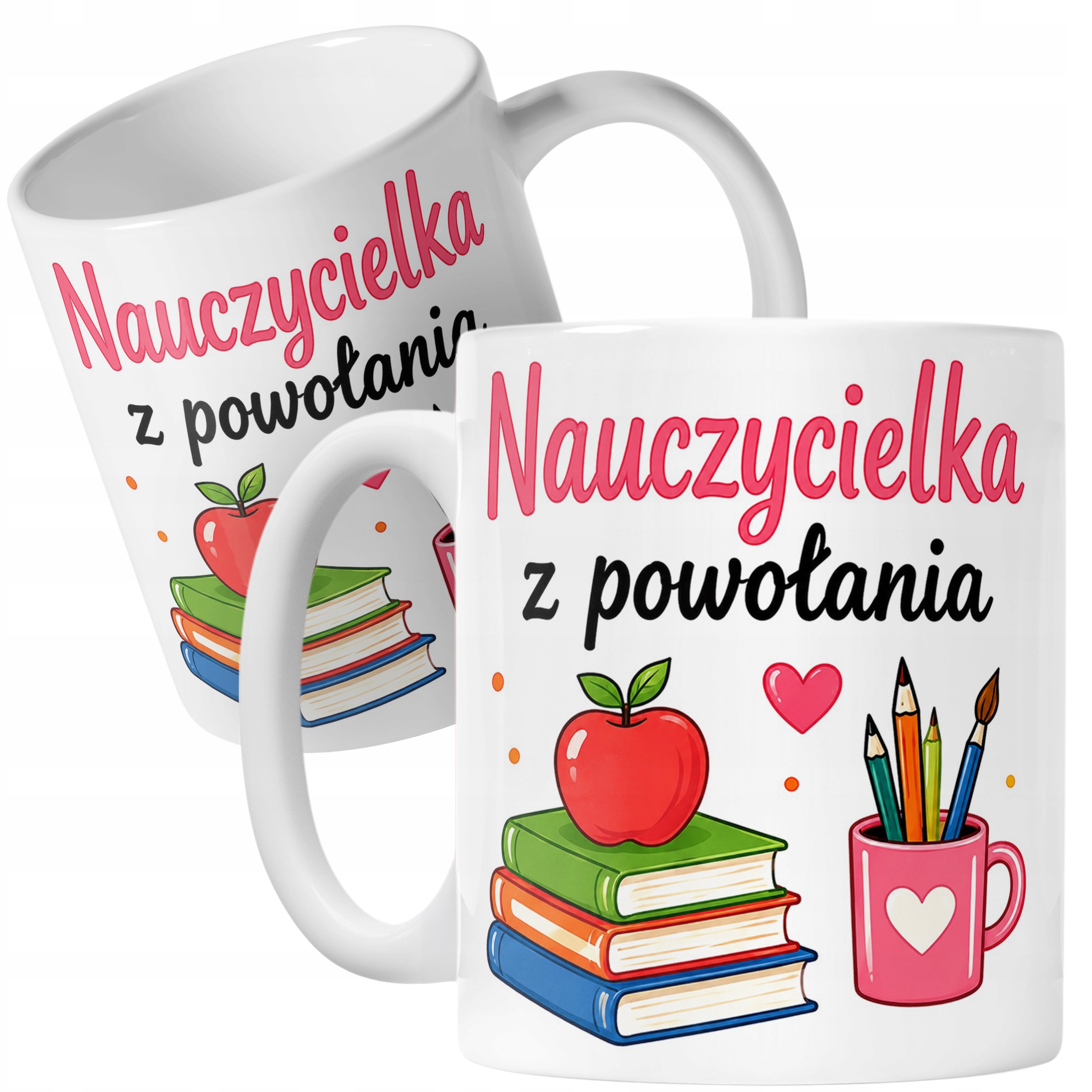 Kubek Dzień Nauczyciela Zakończenie Roku Dla Nauczycielki Prezent Upominek