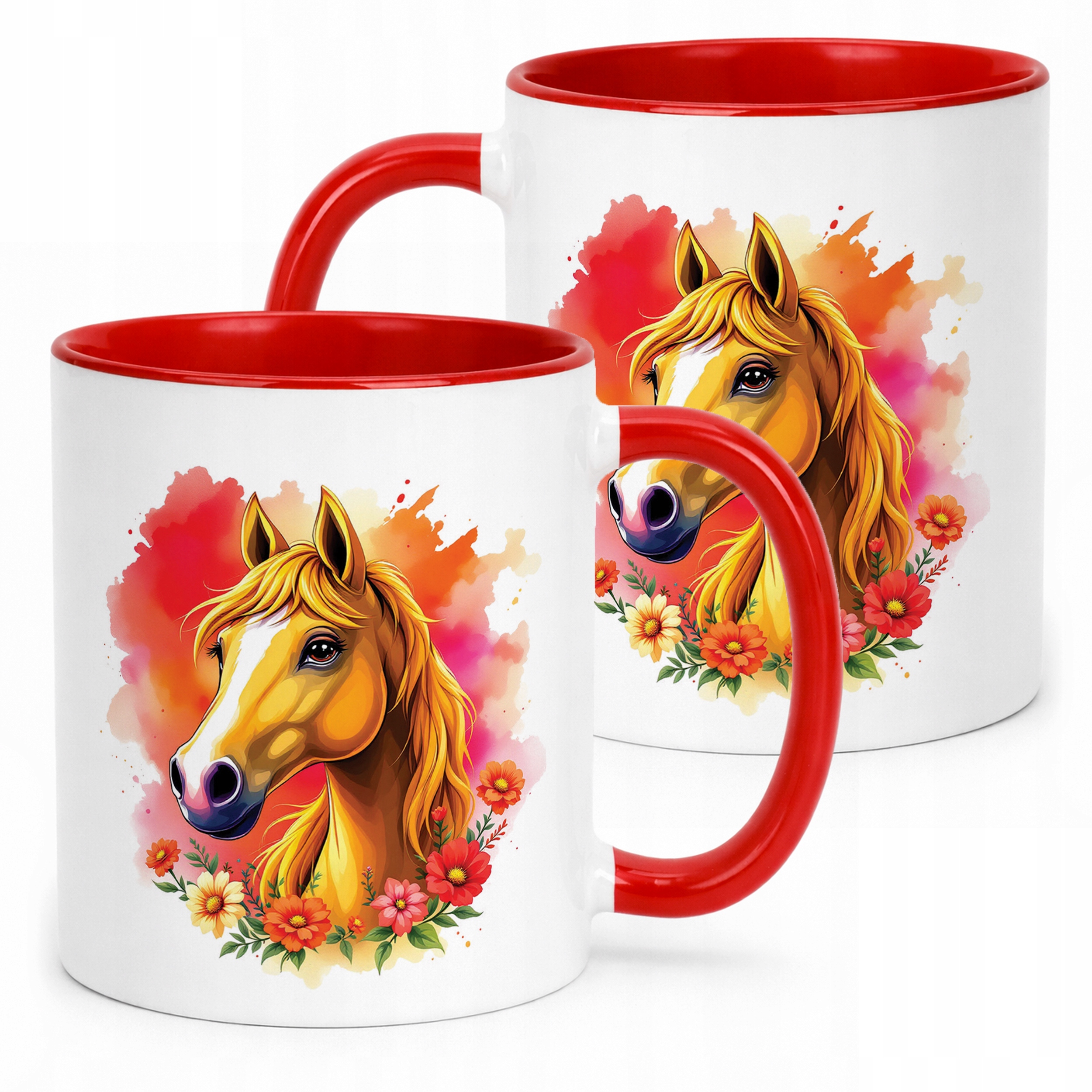 Kubek ceramiczny Z Koniem Koń Słodki Dla Dzieci Dla Koniar Prezent