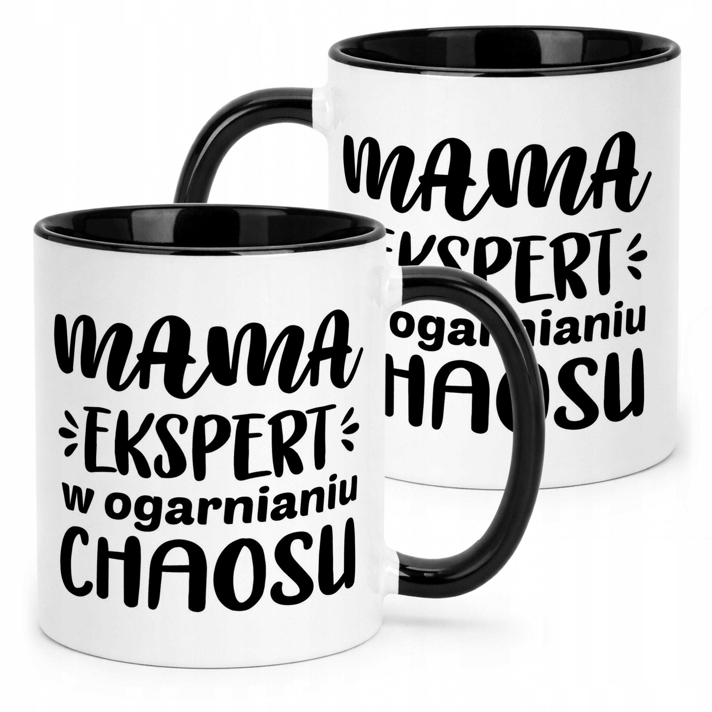 Kubek Czarny Dzień Matki Dla Mamy Prezent Ekspert W Ogarnianiu Chaosu