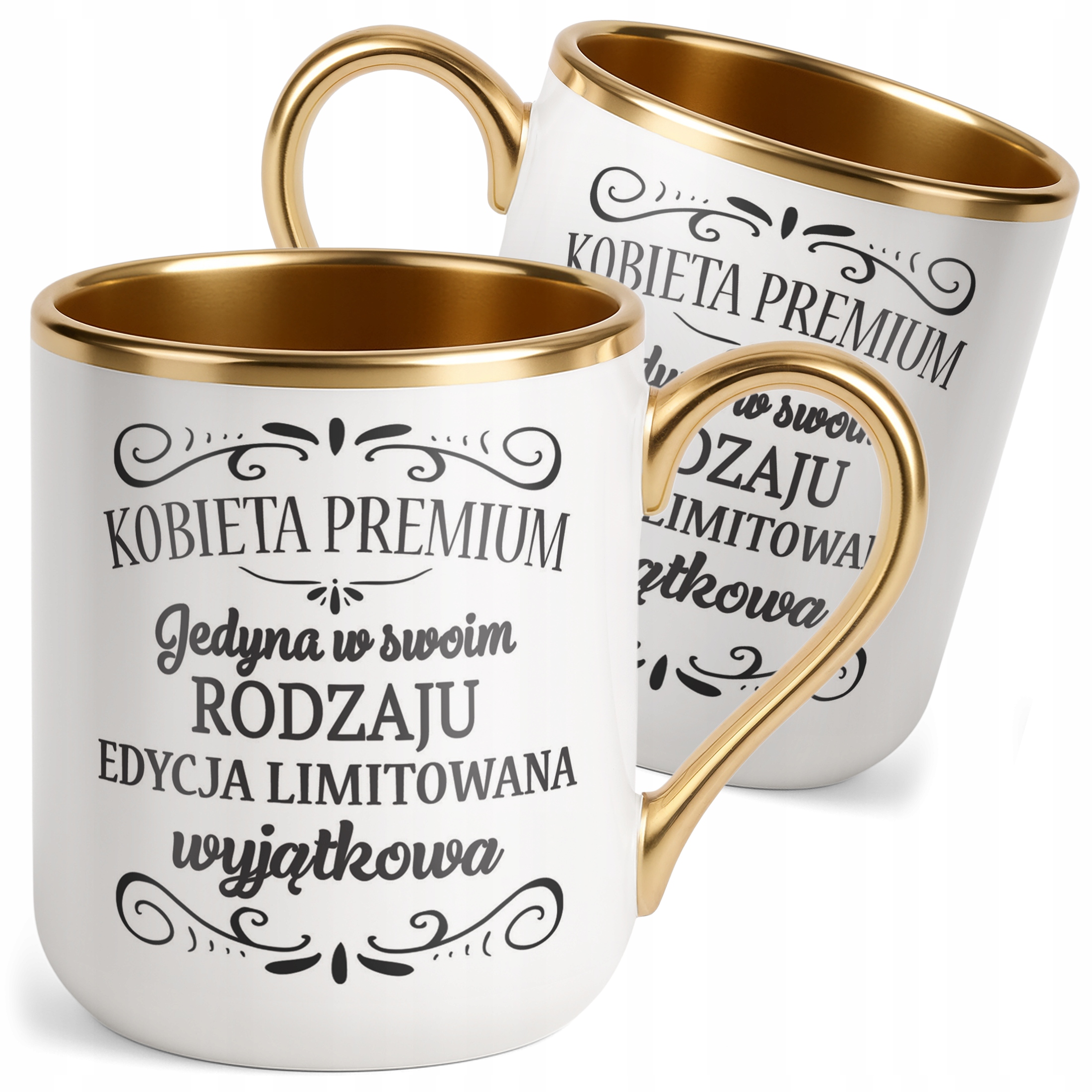Kubek Premium Złoty Dzień Kobiet Zabawny Prezent Upominek Dla Kobiety