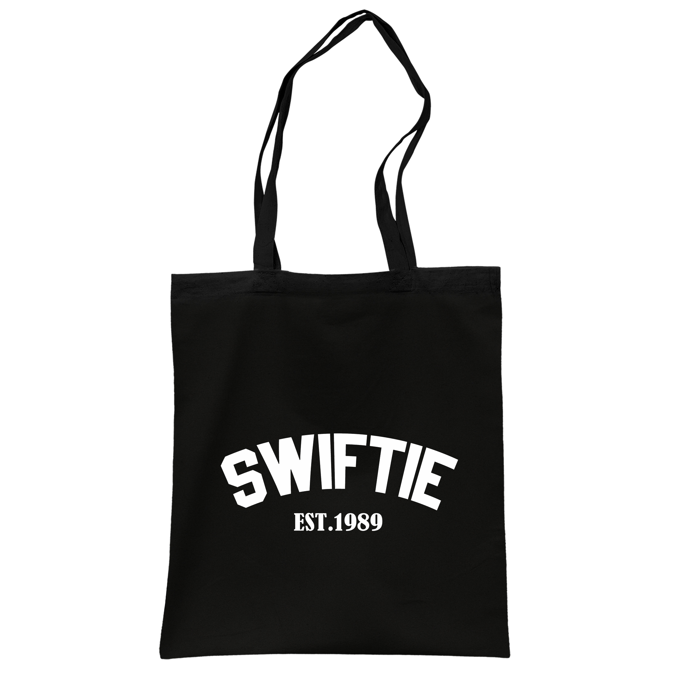Torba bawełniana czarna na zakupy Taylor Swift Dla Fanów Prezent