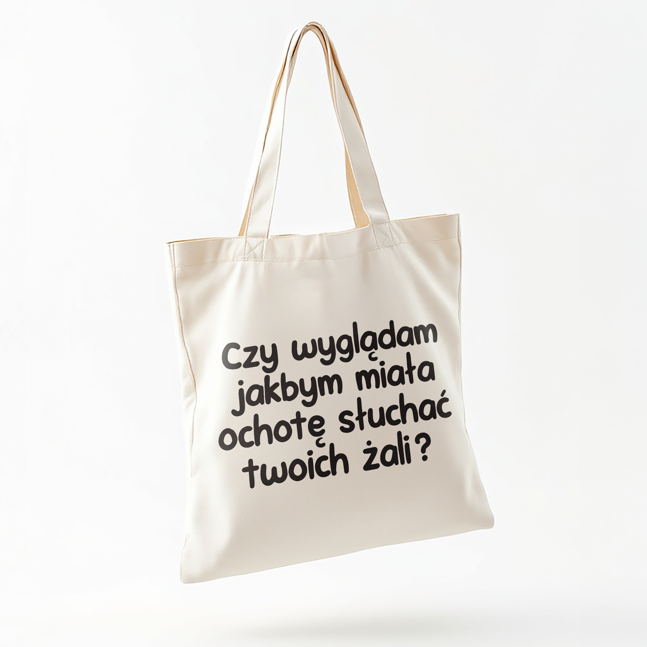 Torba bawełniana na zakupy Czy Wyglądam Jakbym Zabawny Prezent