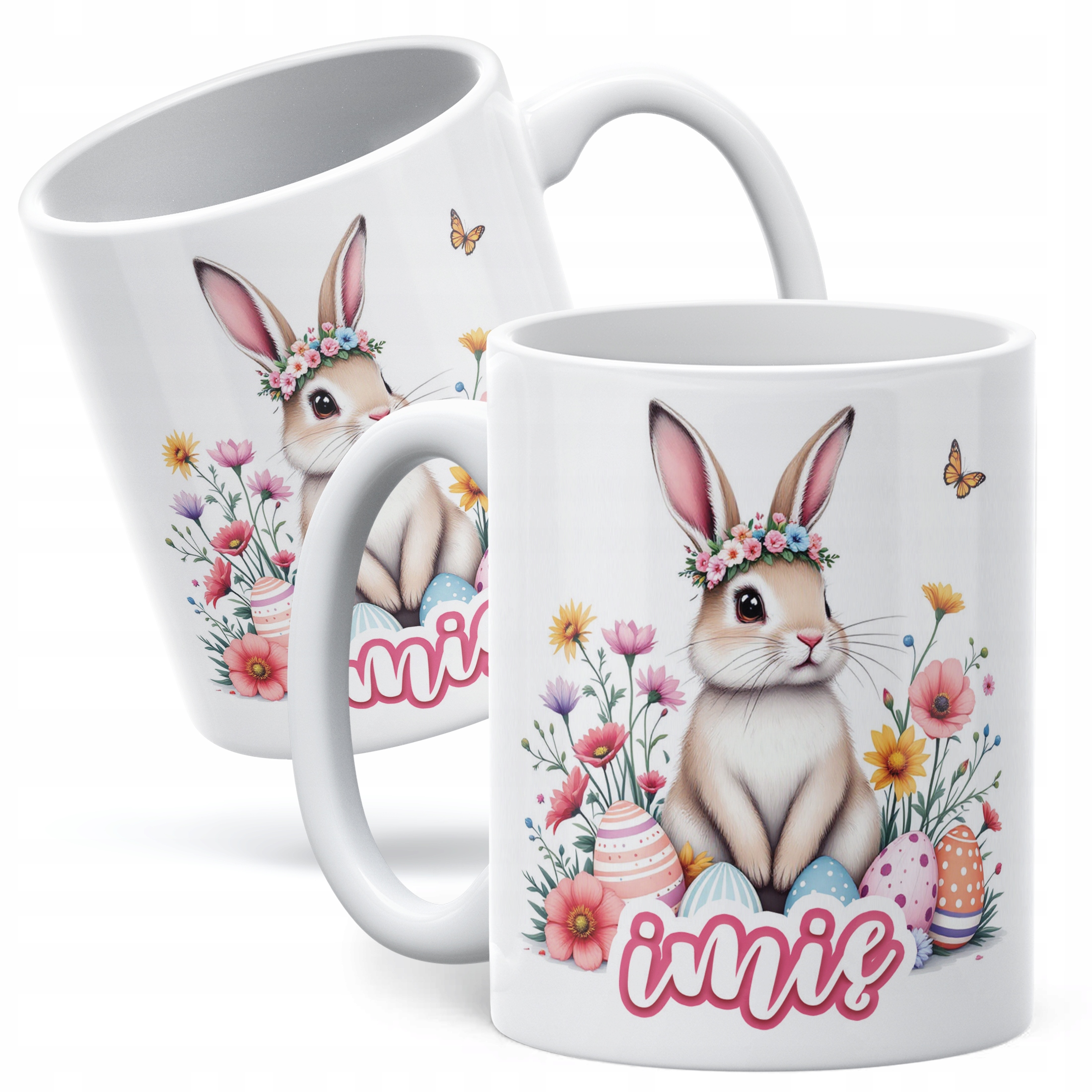 Kubek ceramiczny Wielkanocny Personalizowany Z okazji Świąt Wielkanocnych