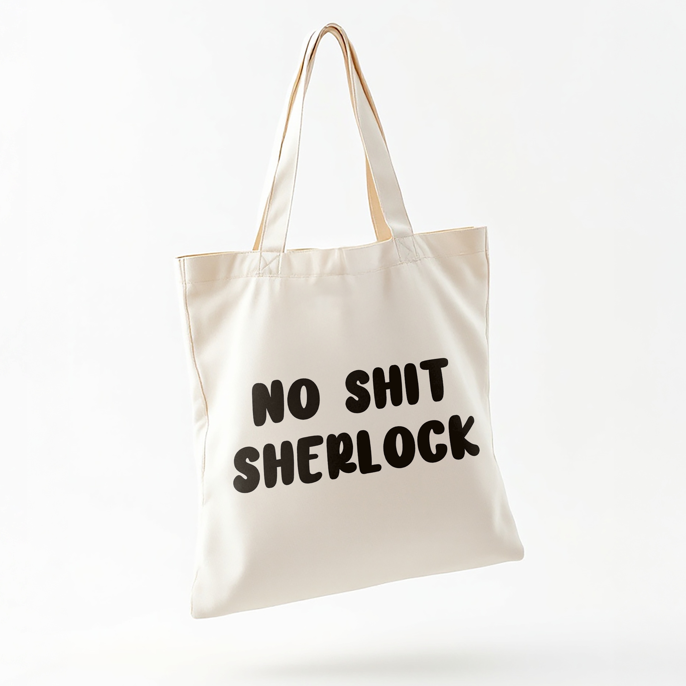 Torba bawełniana na zakupy No Shit Sherlock Zabawny Prezent