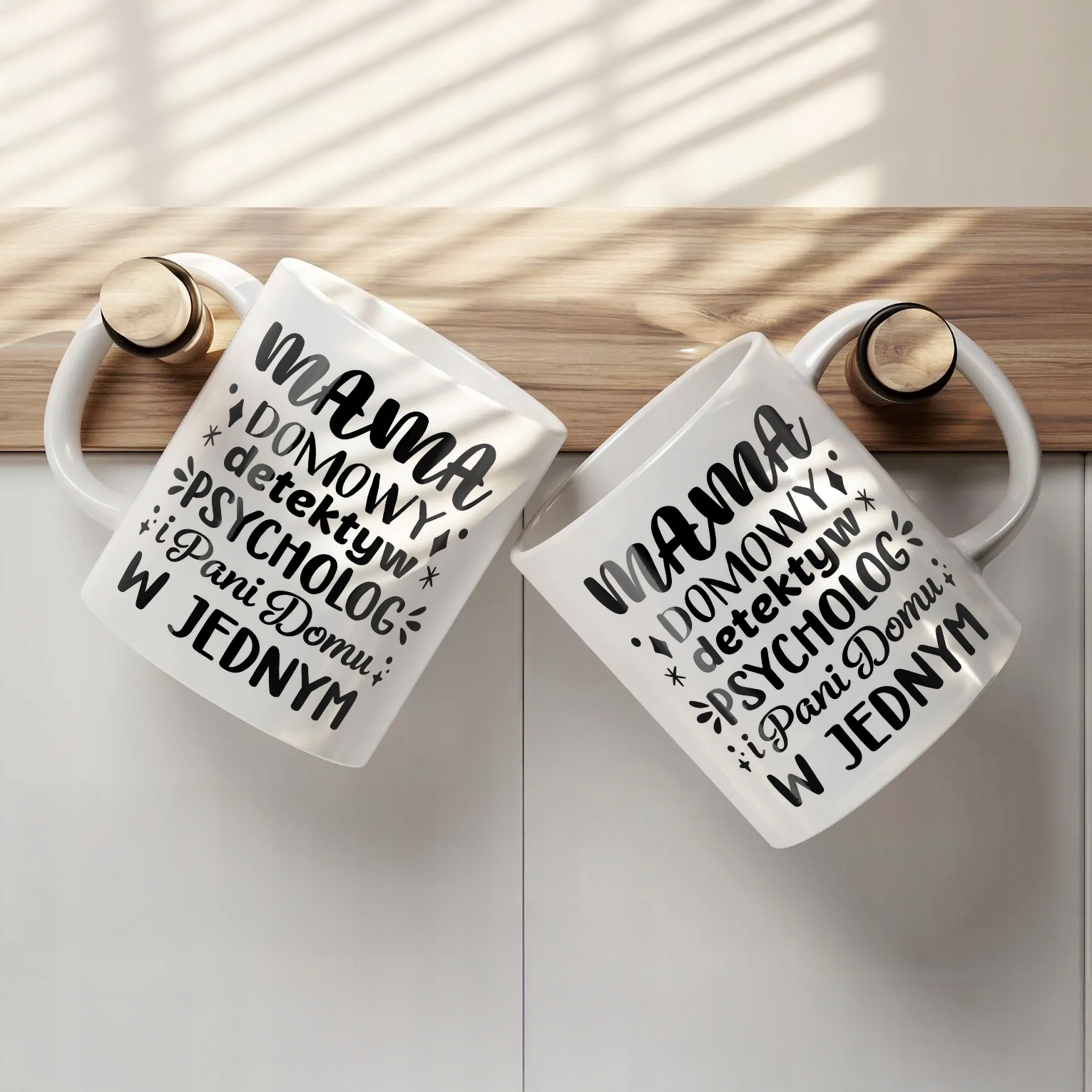 Kubek ceramiczny Dzień Matki Dla Mamy Prezent Domowy Detektyw Psycholog