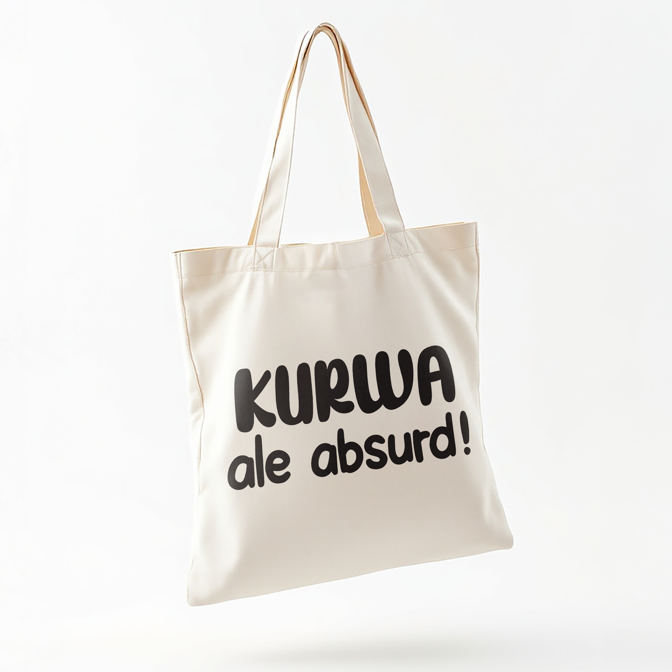 Torba bawełniana na zakupy K**wa Ale Absurd Zabawny Prezent
