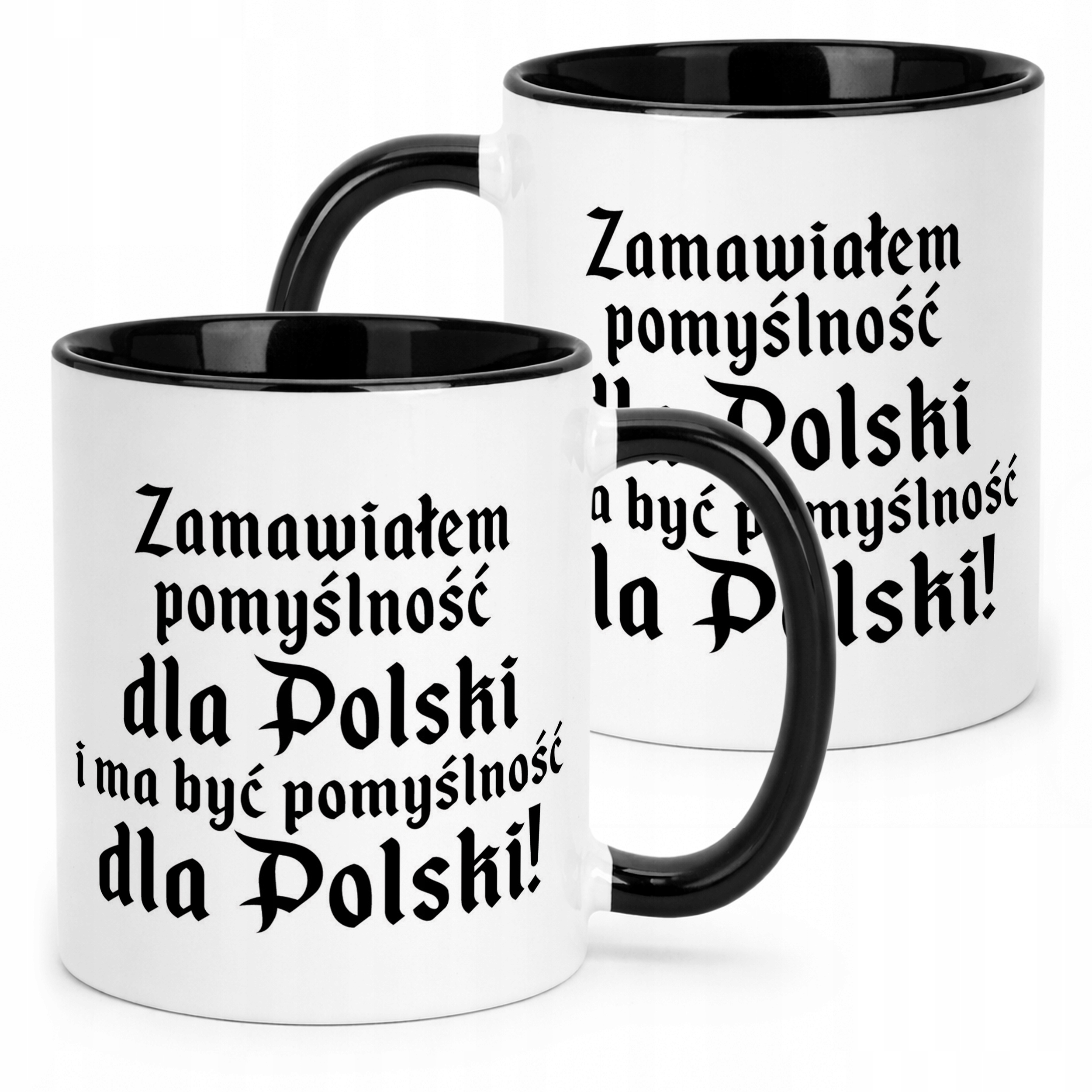 Kubek Czarny 1670 Zamawiałem Pomyślność Dla Polski Jakub Prezent