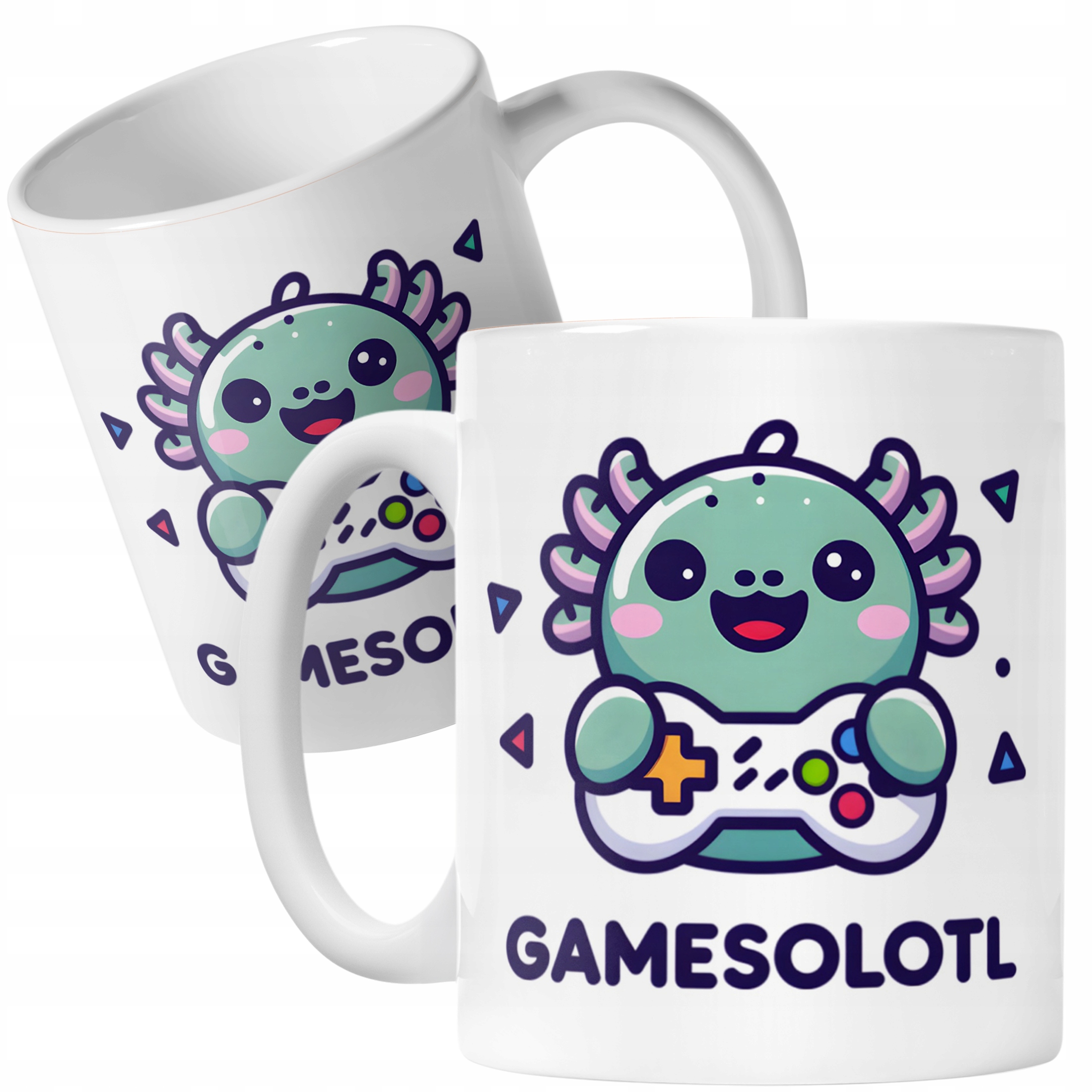 Kubeczek 330ml prezent dla niej Aksolotl Axolotl Różowy Zwierzak Trend OK