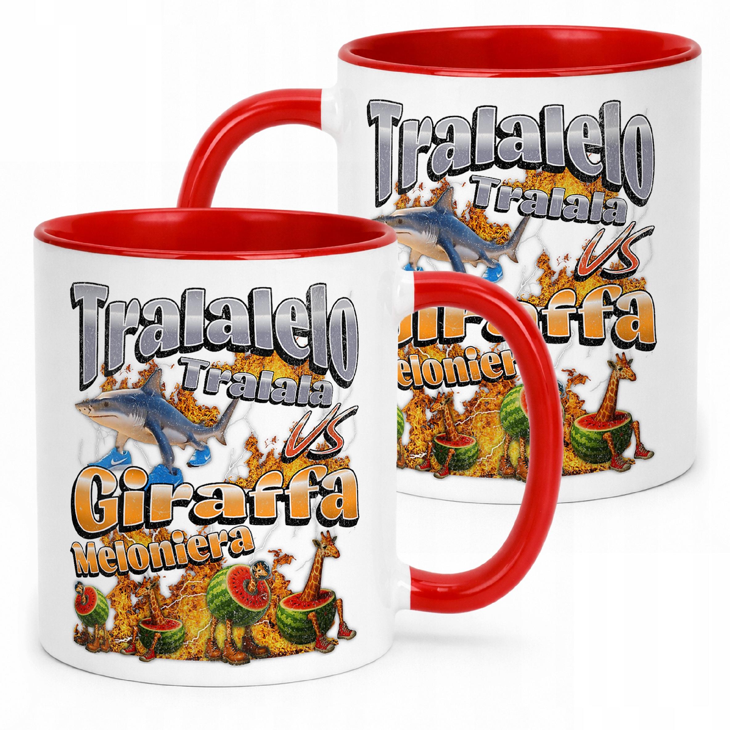 Kubek ceramiczny Tralalero Giraffa viral tiktok mem