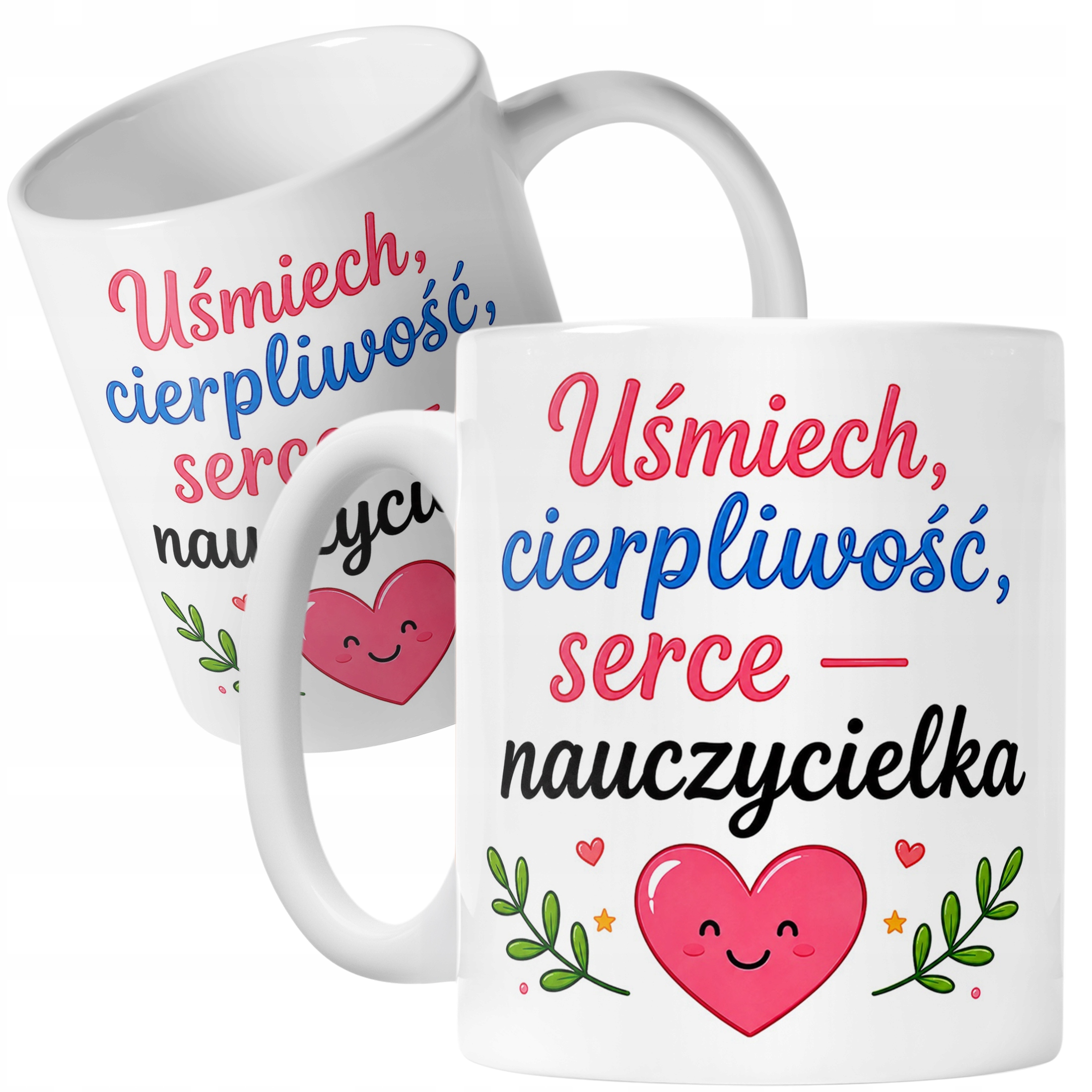 Kubek Dzień Nauczyciela Zakończenie Roku Dla Nauczycielki Prezent Upominek