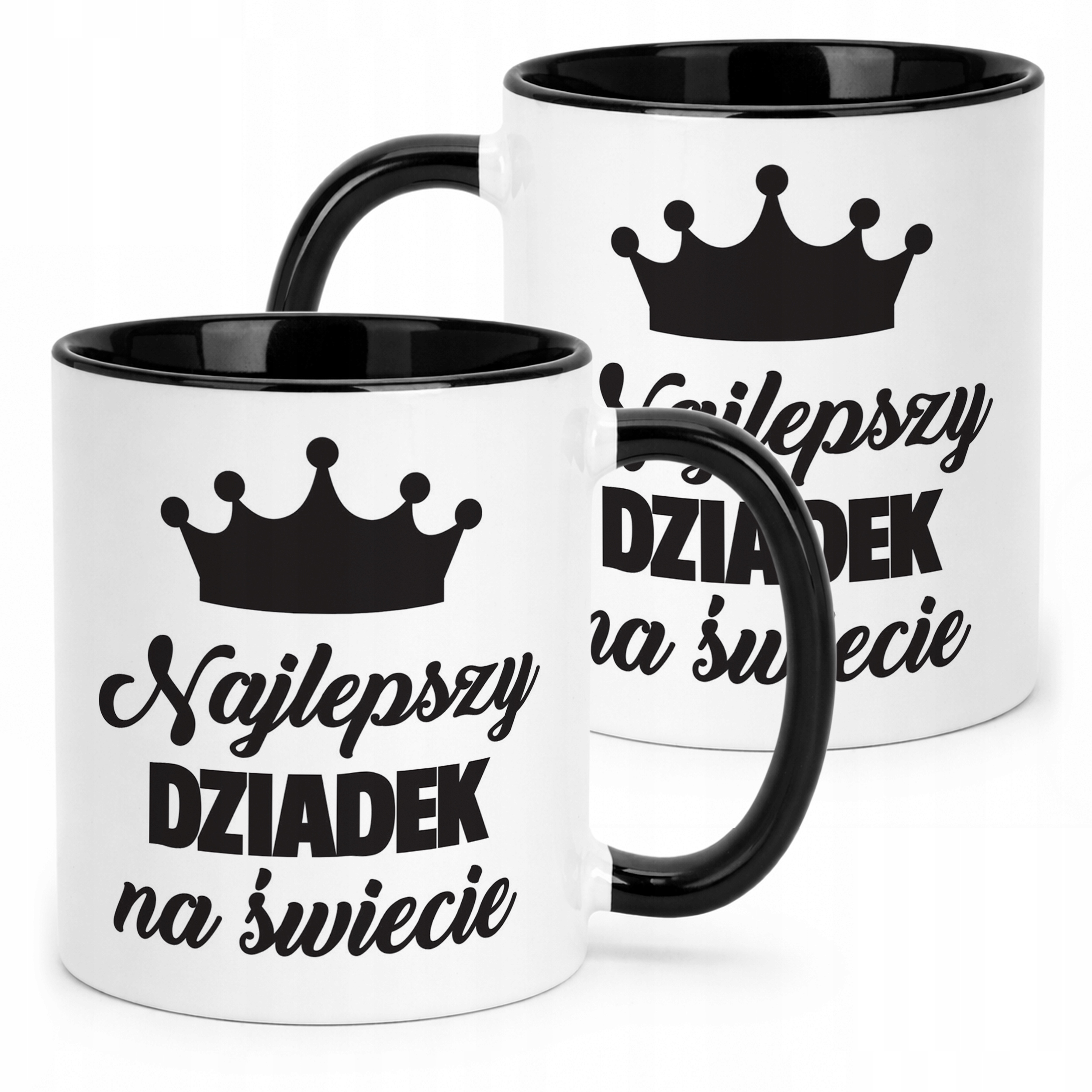 Kubek Czarny Dzień Dziadka Dla Dziadka Prezent Upominek