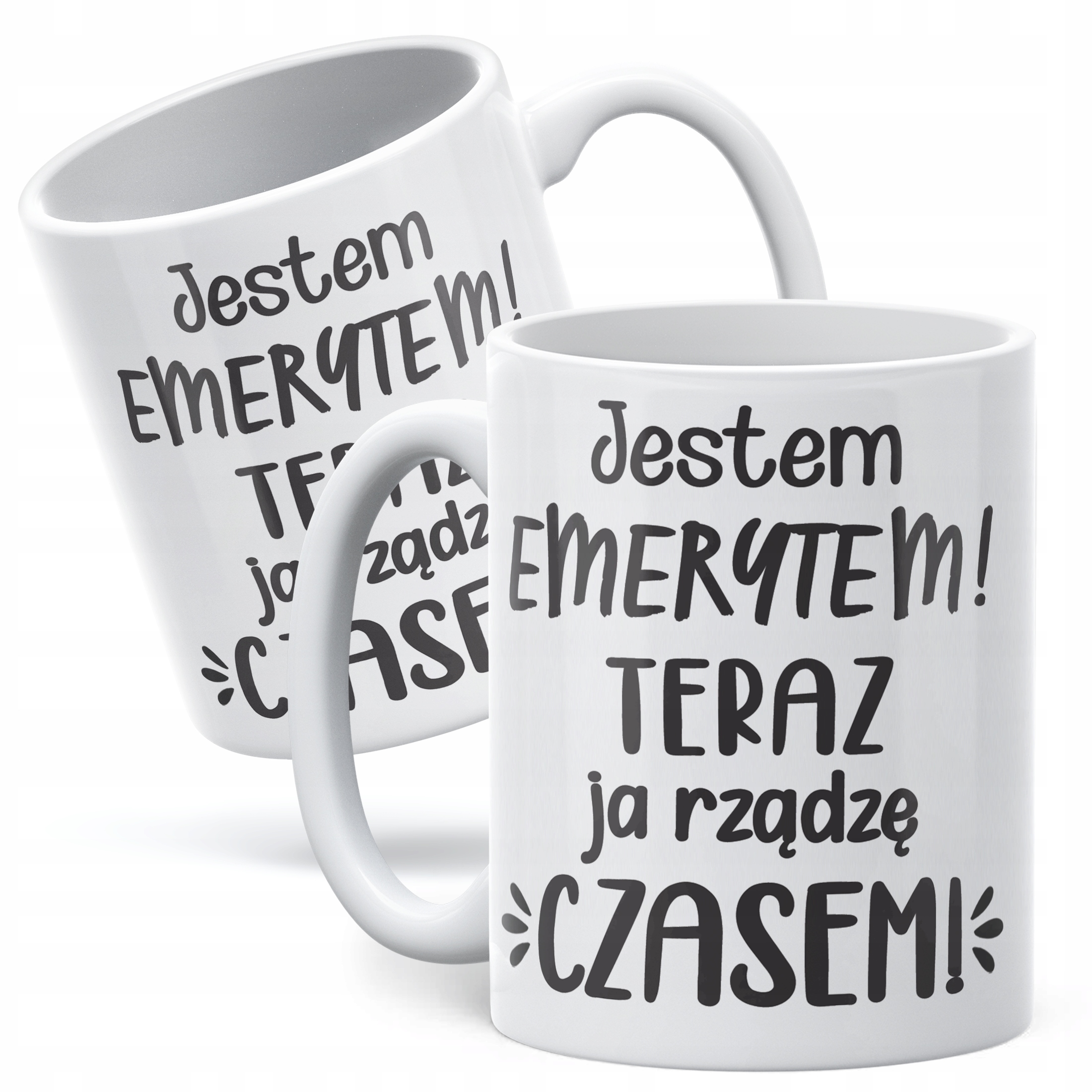 Kubek ceramiczny z okazji Emerytury Dla Emeryta Prezent Upominek