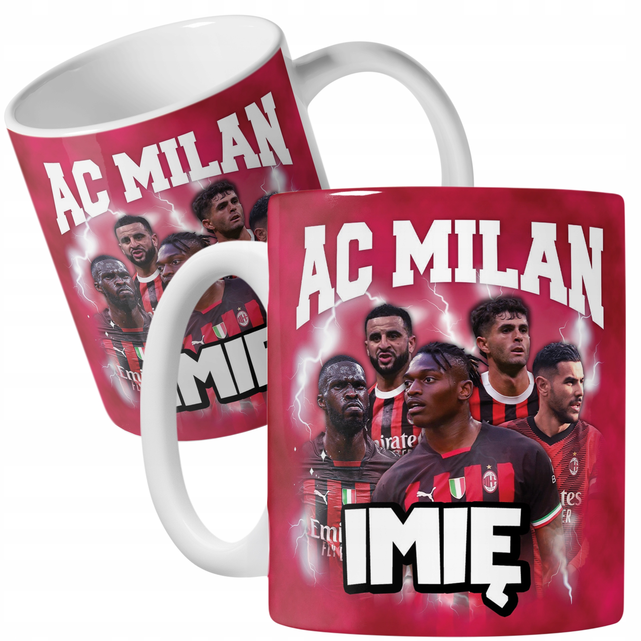 Kubek personalizowany AC Milan Leao Hernández dla kibiców