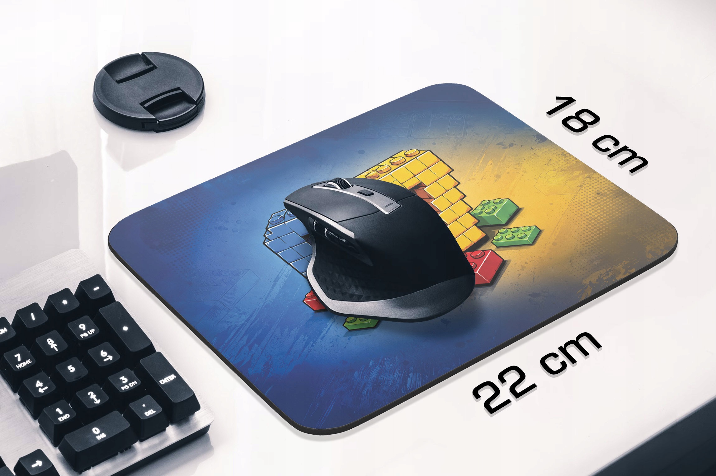 Podkładka pod mysz z nadrukiem 67 Six Seven dla graczy
