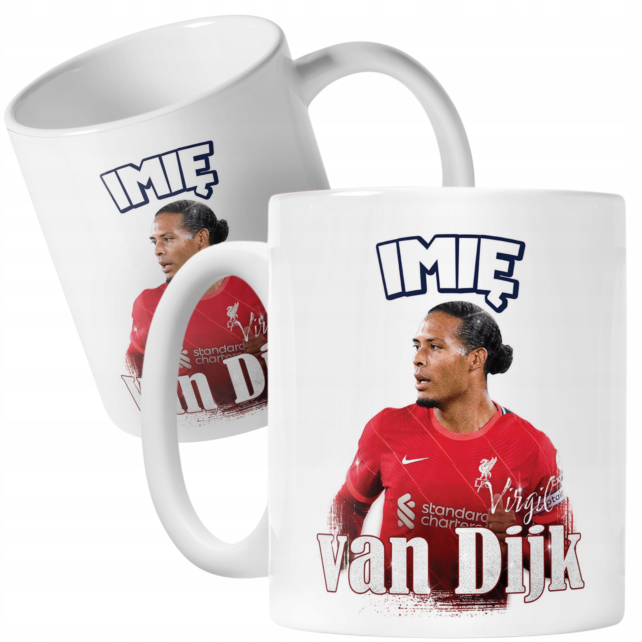 Zestaw personalizowany Kubek + Poduszka Virgil van Dijk Liverpool