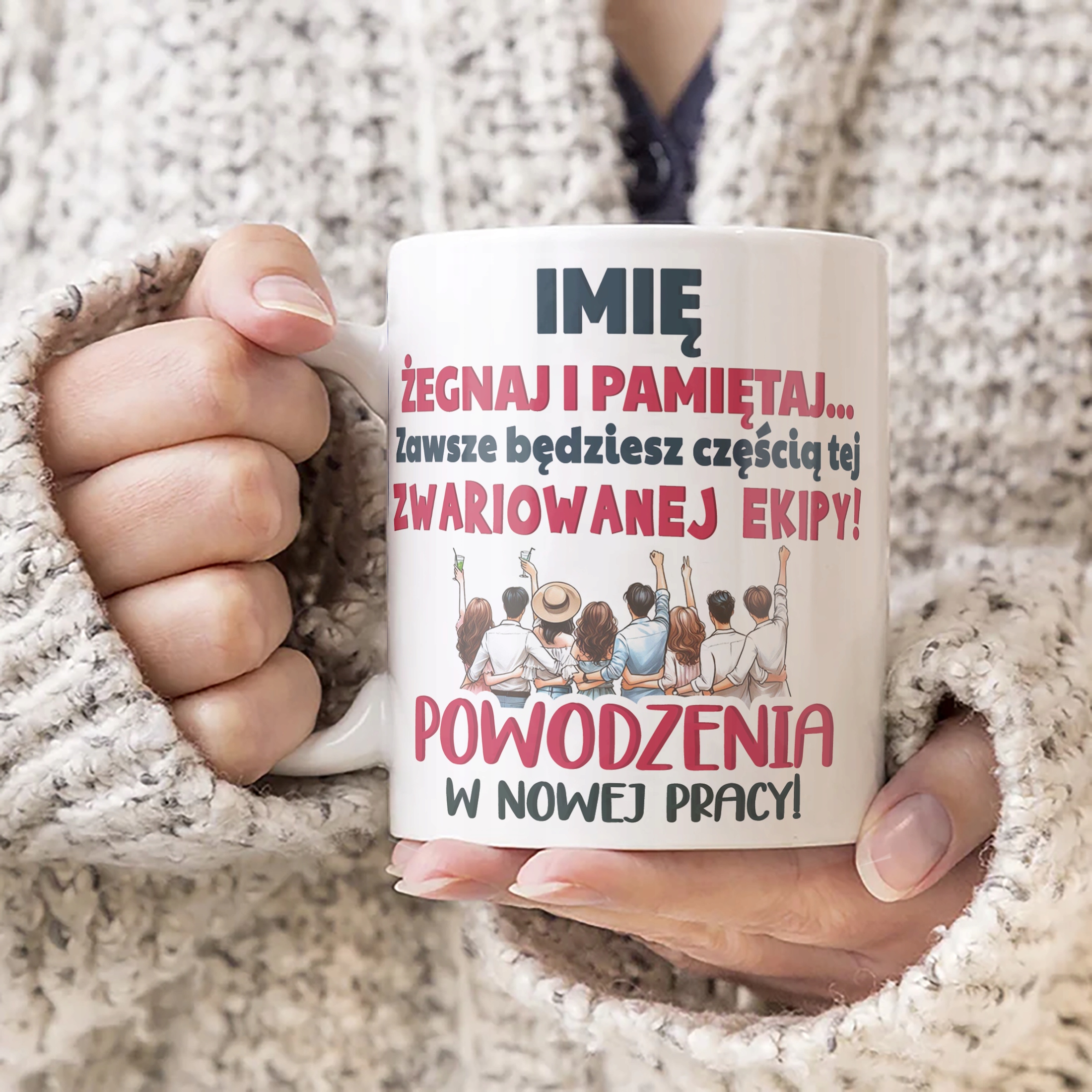 Kubek ceramiczny Personalizowany Pożeganie Odejście z Pracy Prezent