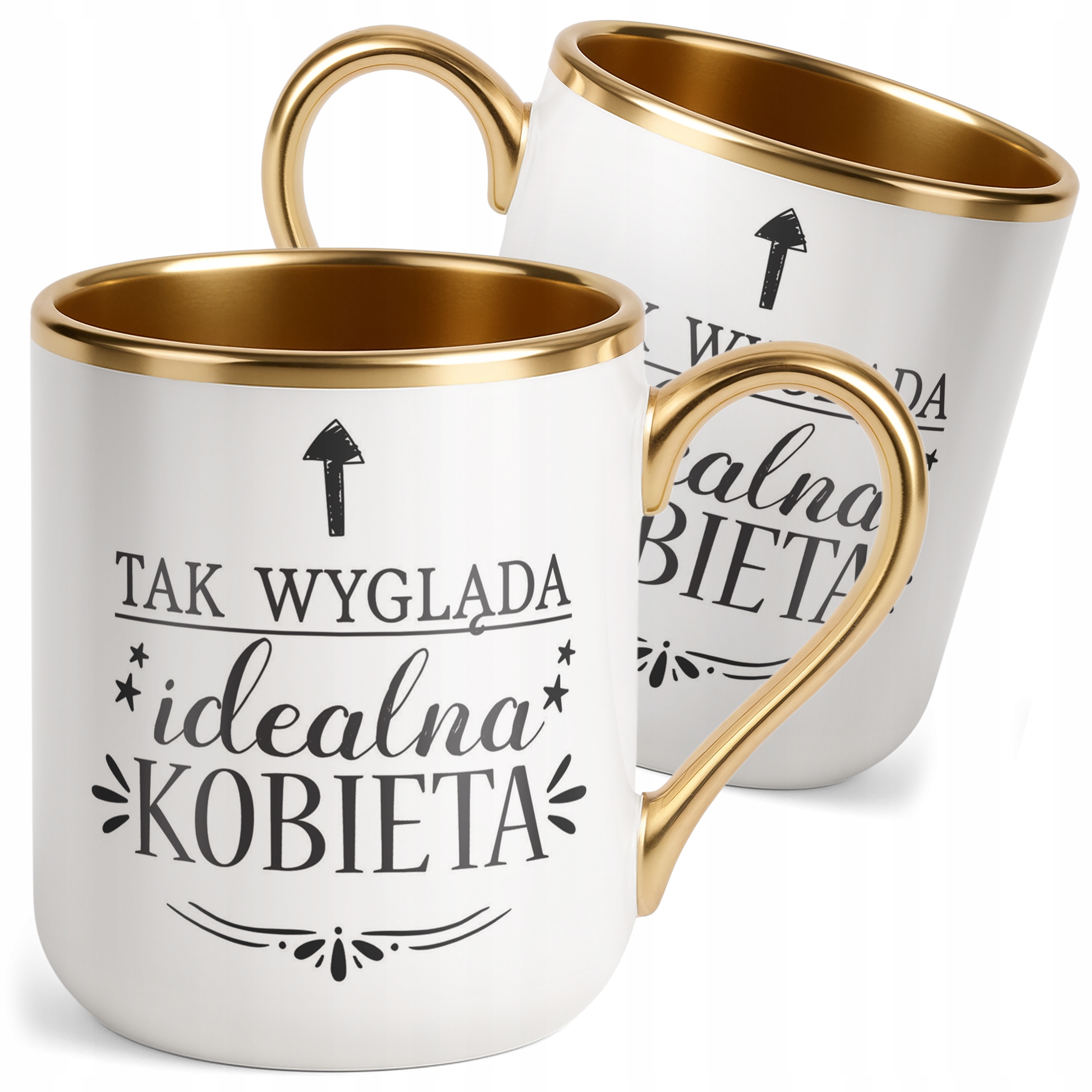 Kubek Premium Złoty Dzień Kobiet Zabawny Prezent Upominek Dla Kobiety