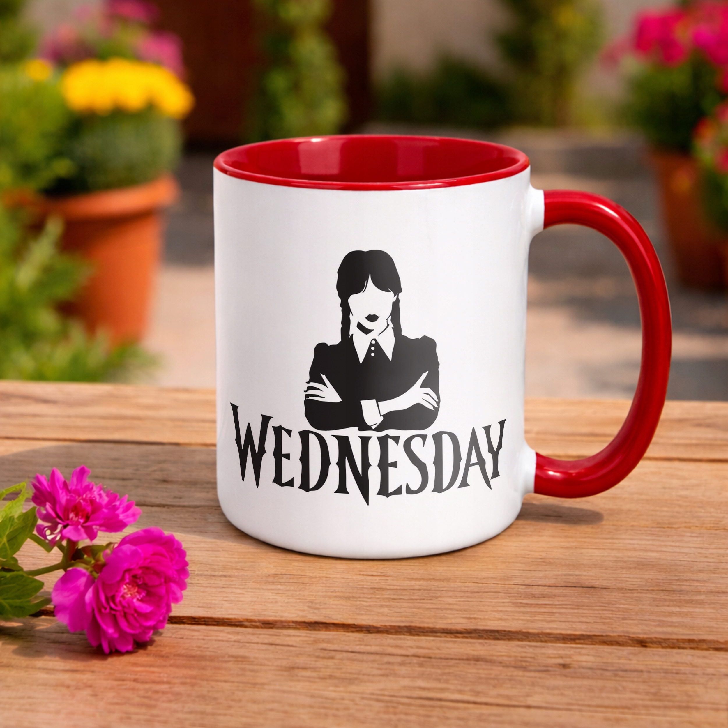 Kubek ceramiczny Nevermore Wednesday Addams Dla Fanów Prezent