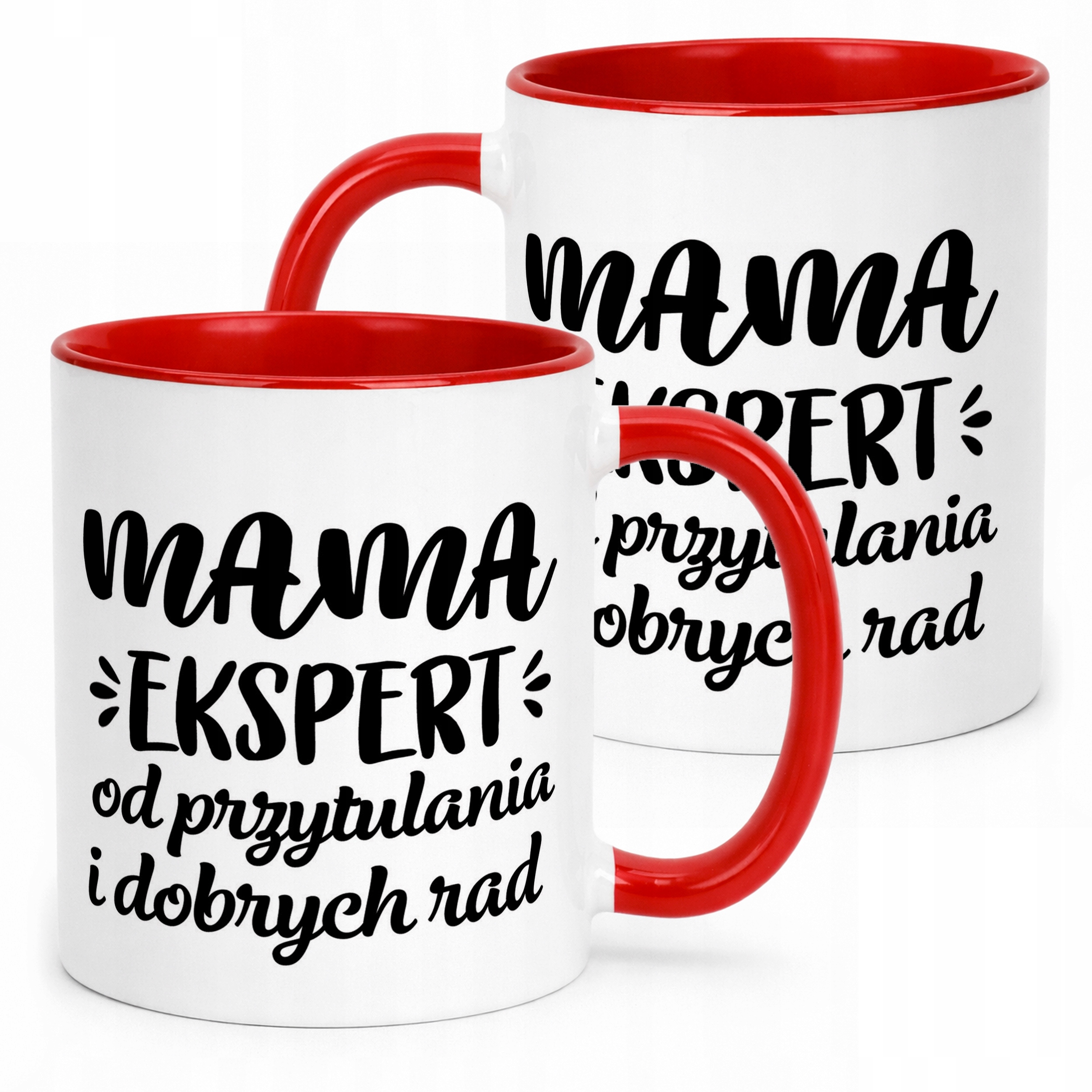 Kubek Czerwony Dzień Matki Dla Mamy Prezent Upominek Mama Ekspert
