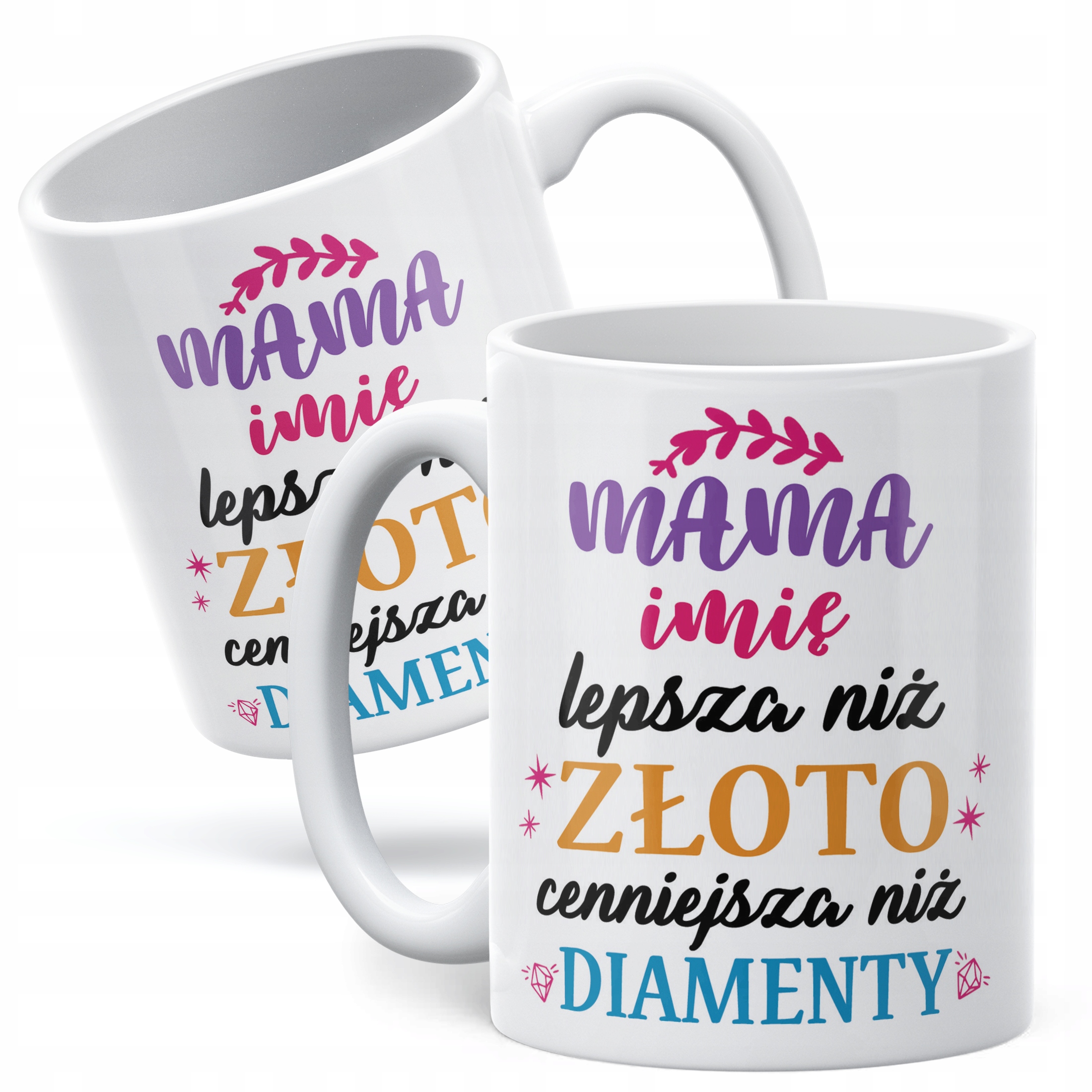 Kubek ceramiczny Personalizowany Dzień Matki Dla Mamy Prezent Upominek