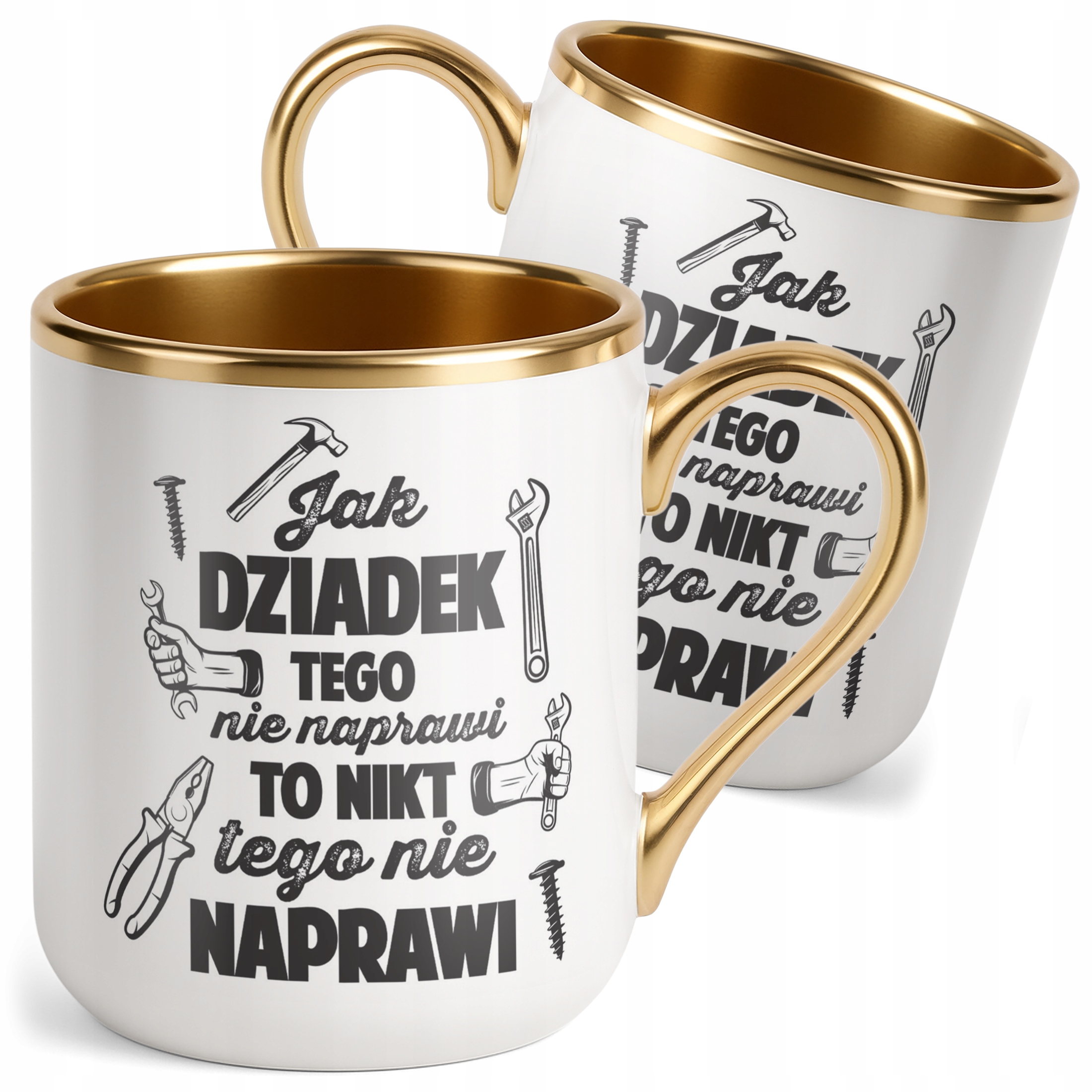 Kubek Premium Złoty Dzień Dziadka Dla Dziadka Prezent Upominek