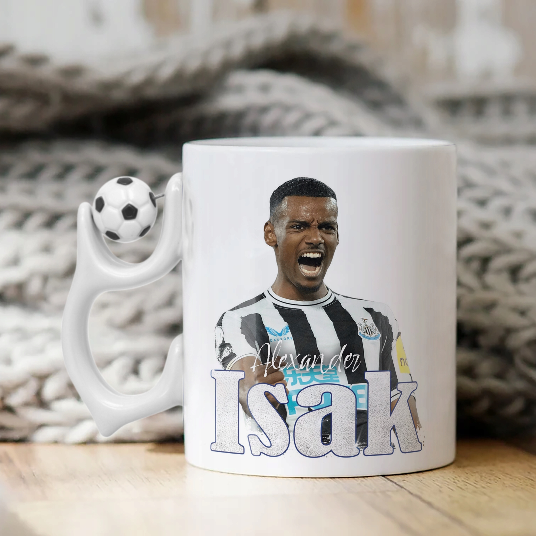 Kubek piłkarski Alexander Isak dla kibiców Newcastle Prezent