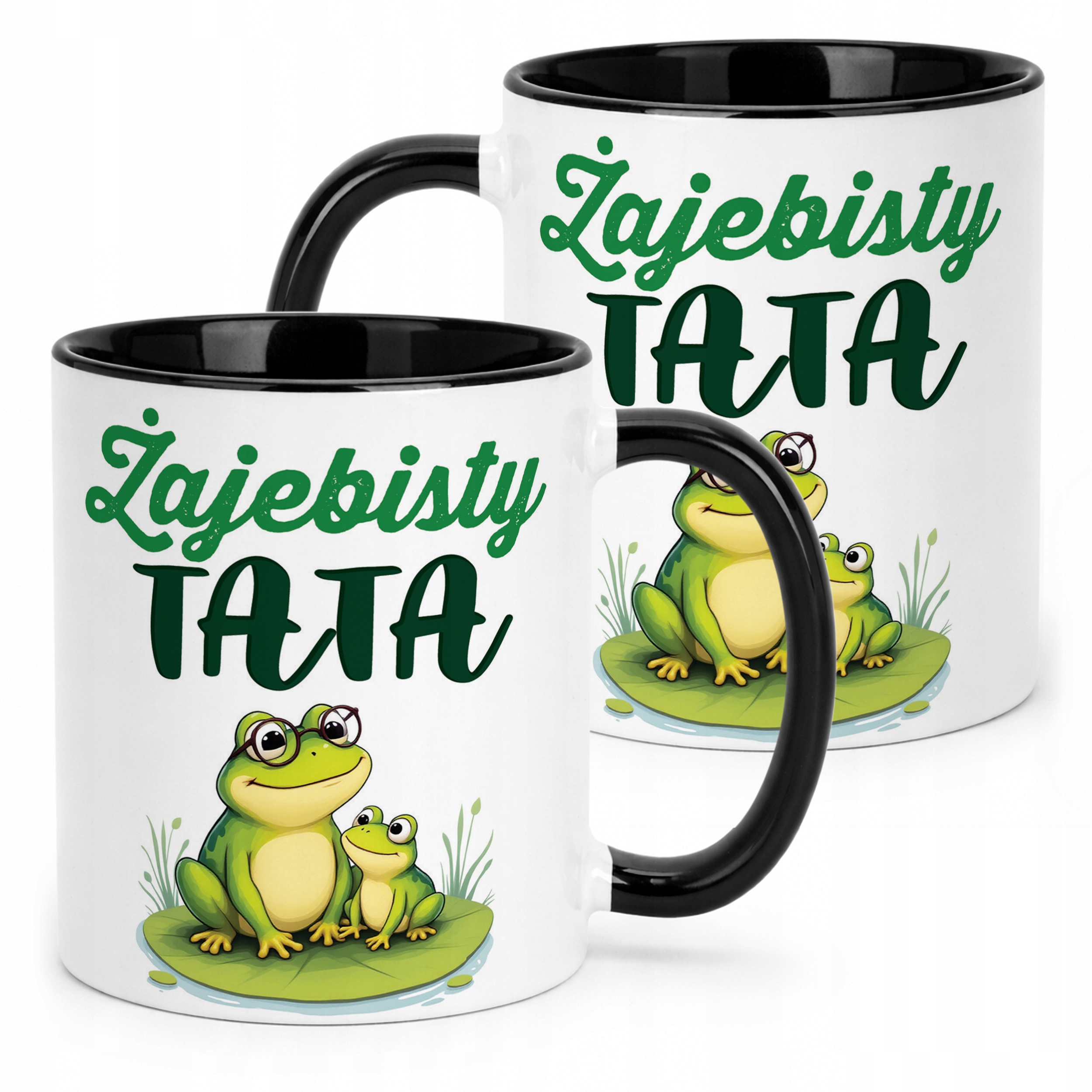 Kubek Czarny Dzień Ojca Dla Taty Żajebisty Tata Prezent