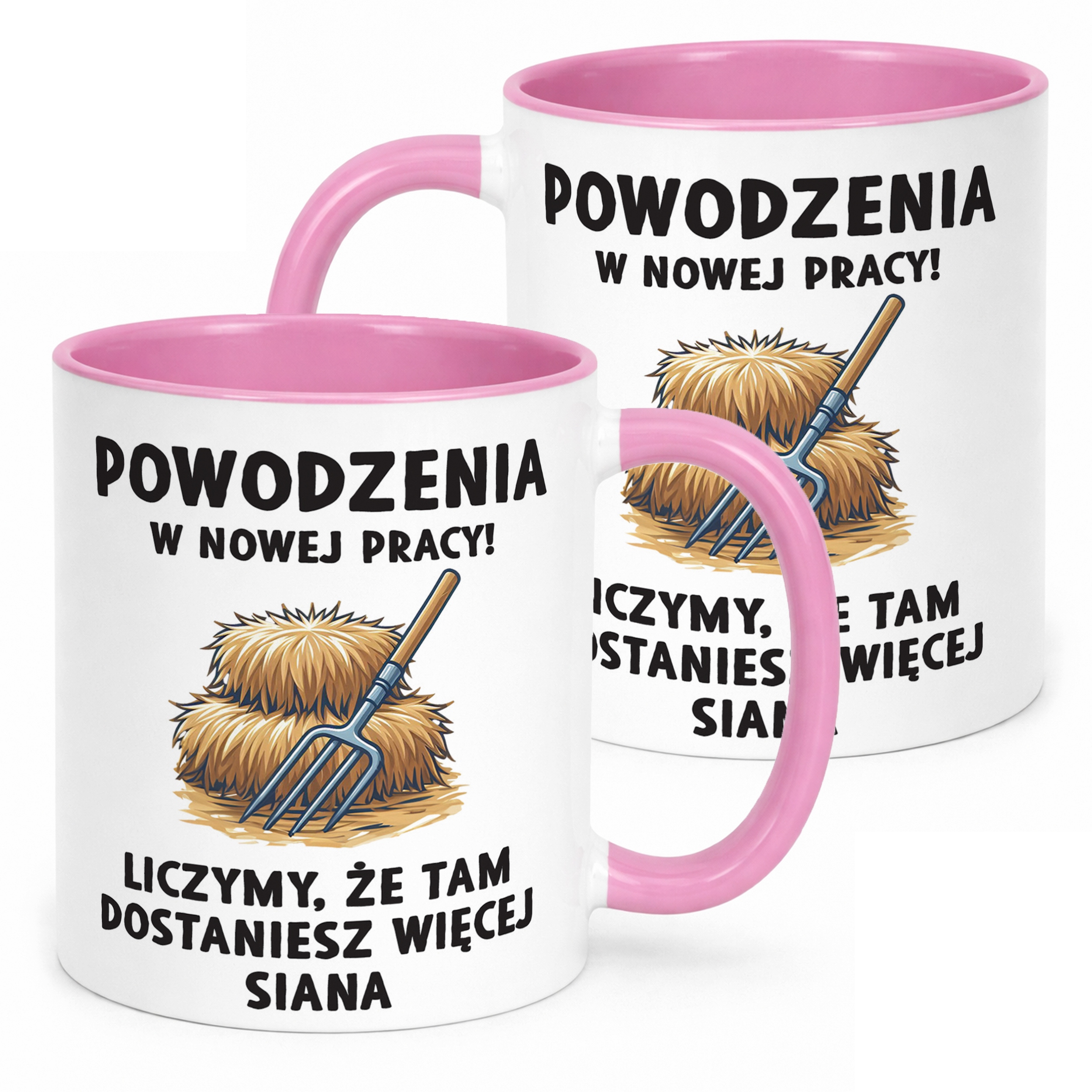 Kubek Różowy Na Pożegnanie Odejście z Pracy Zabawny Prezent