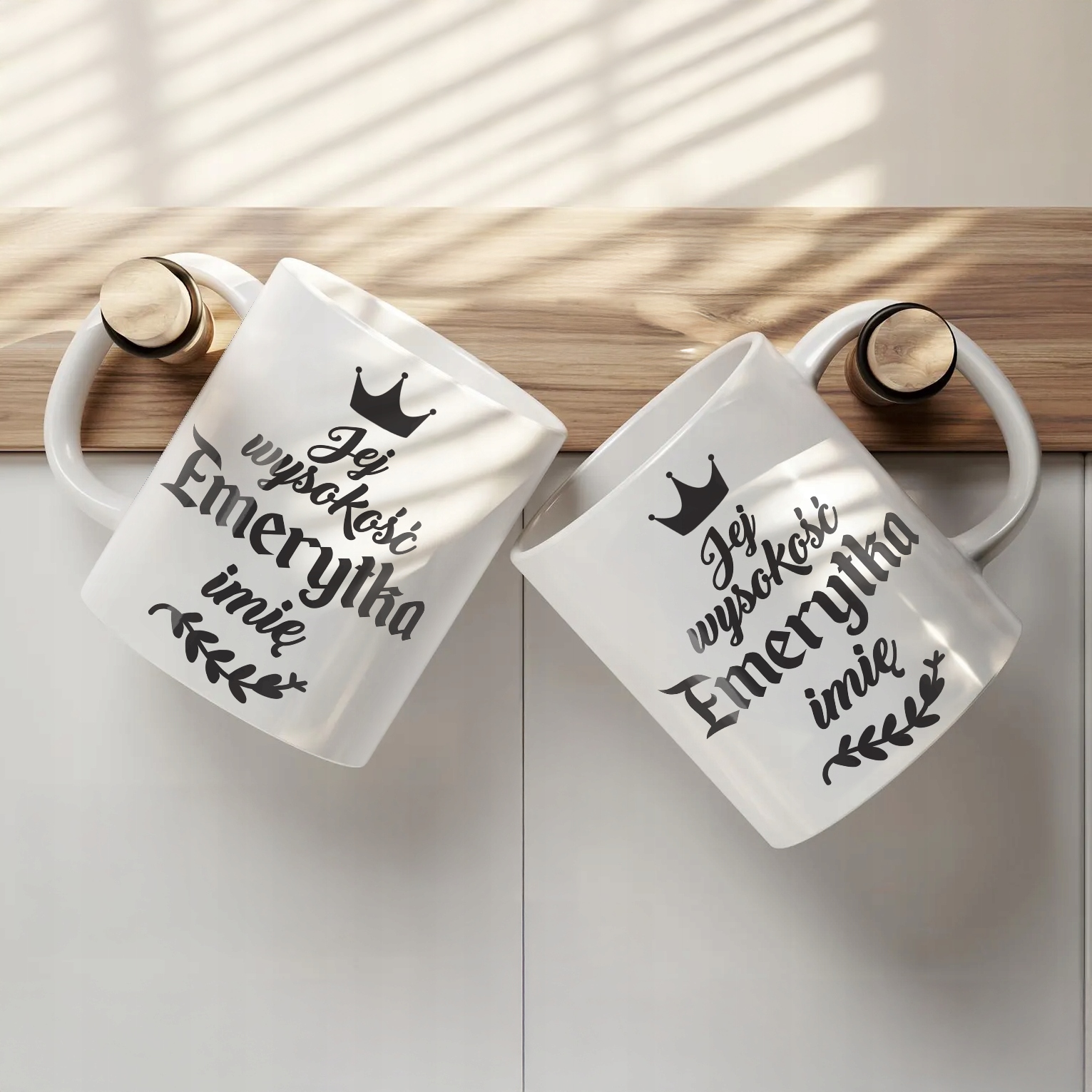 Kubek ceramiczny Personalizowany z okazji Emerytury Dla Emerytki Prezent