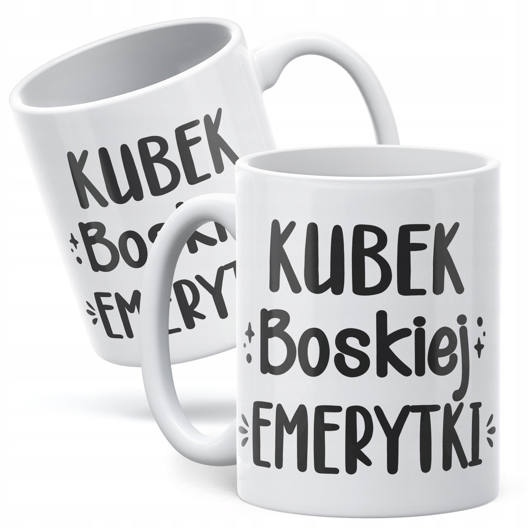 Kubek ceramiczny z okazji Emerytury Dla Emerytki Prezent Upominek