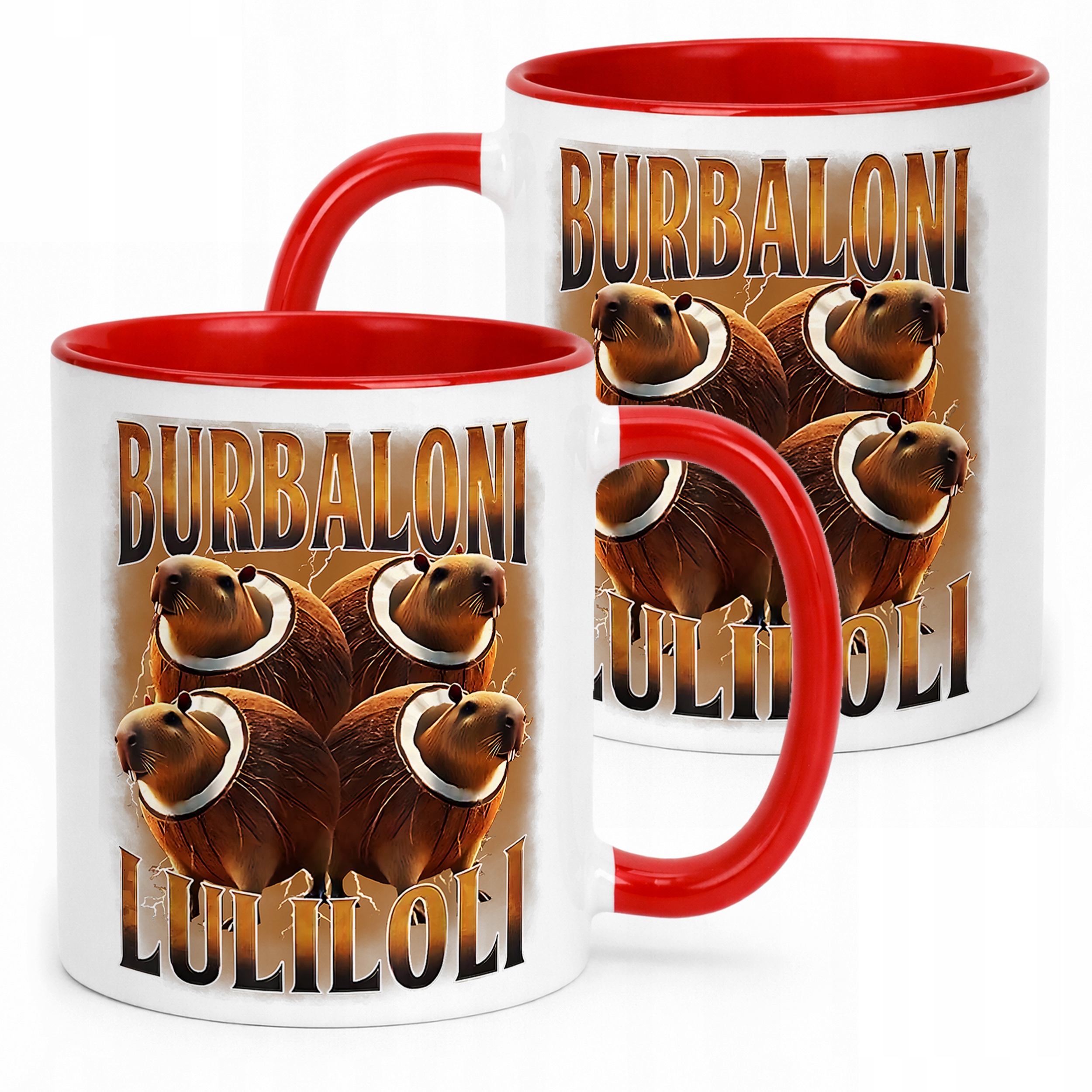 Kubek ceramiczny Burbaloni Lulioli viral tiktok brainrot mem