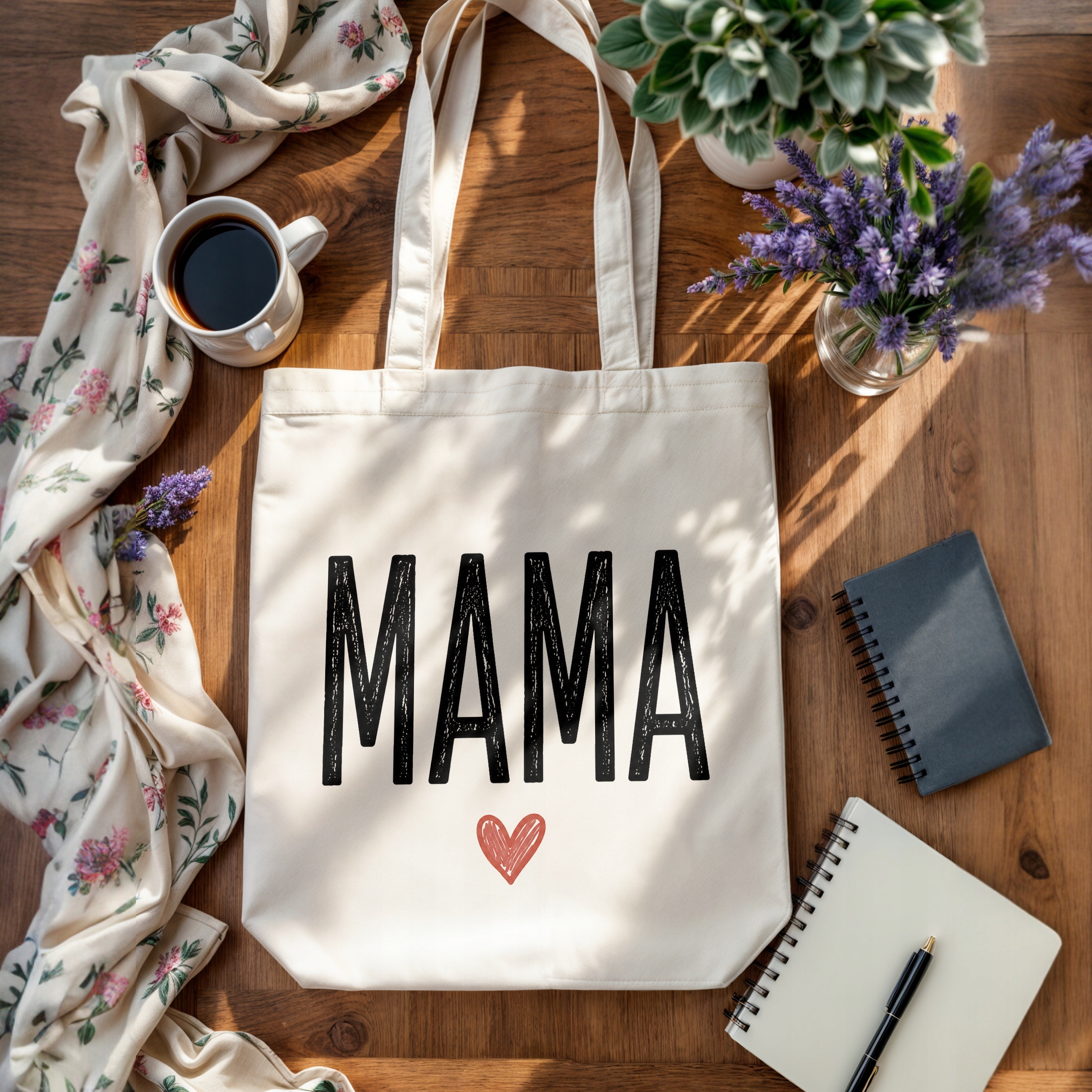 Torba dla mamy bawełniana premium prezent na Dzień Matki modny prezent