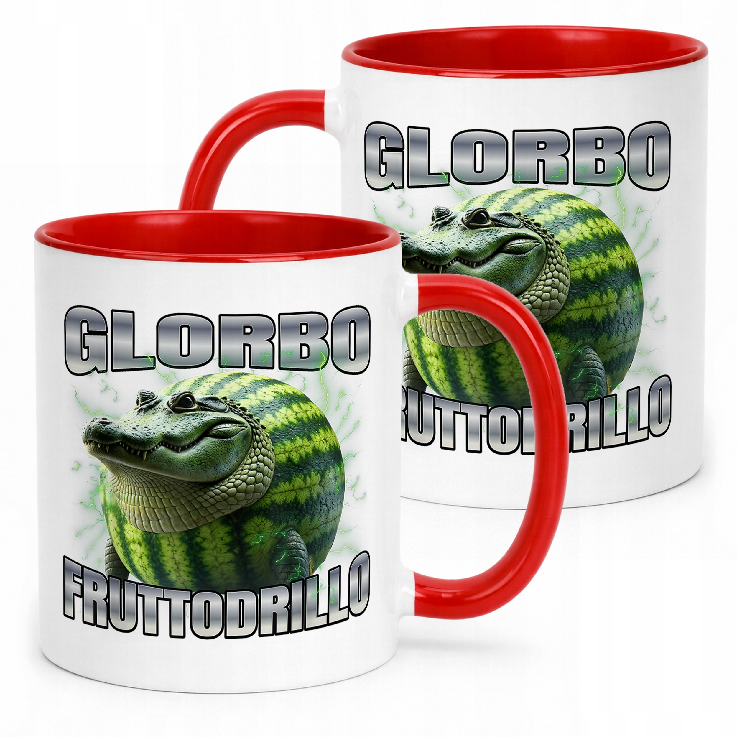Kubek ceramiczny Glorbo Fruttodrillo viral tiktok brainrot