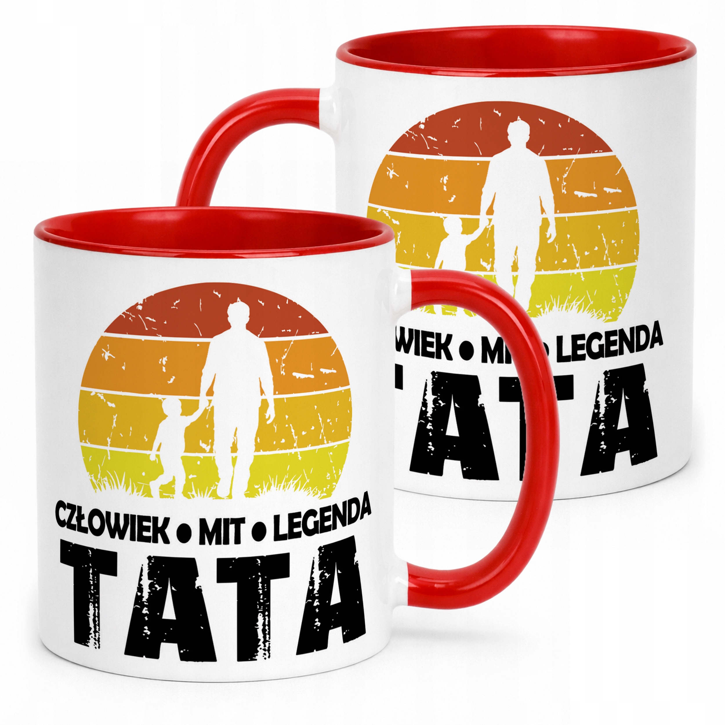 Kubek ceramiczny Dzień Ojca Dla Taty Człowiek Mit Legenda Prezent