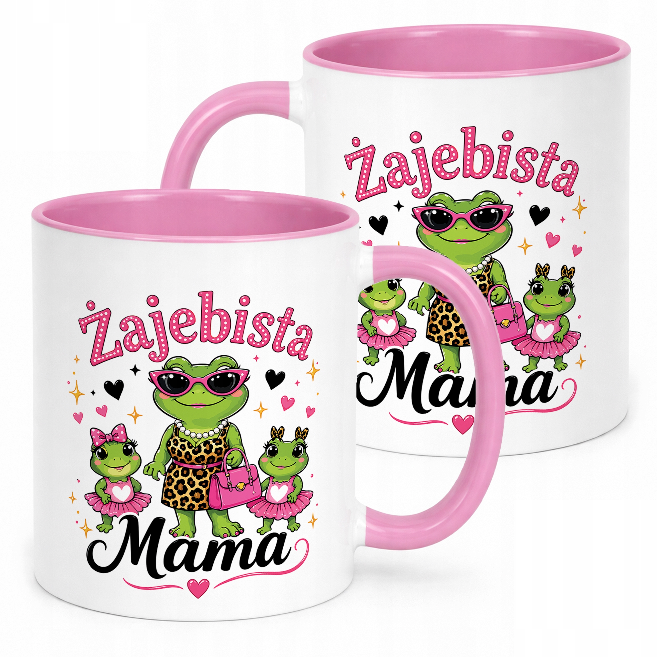 Dzień Matki prezent dla mamy kubek różowy oryginalny prezent dla mamy