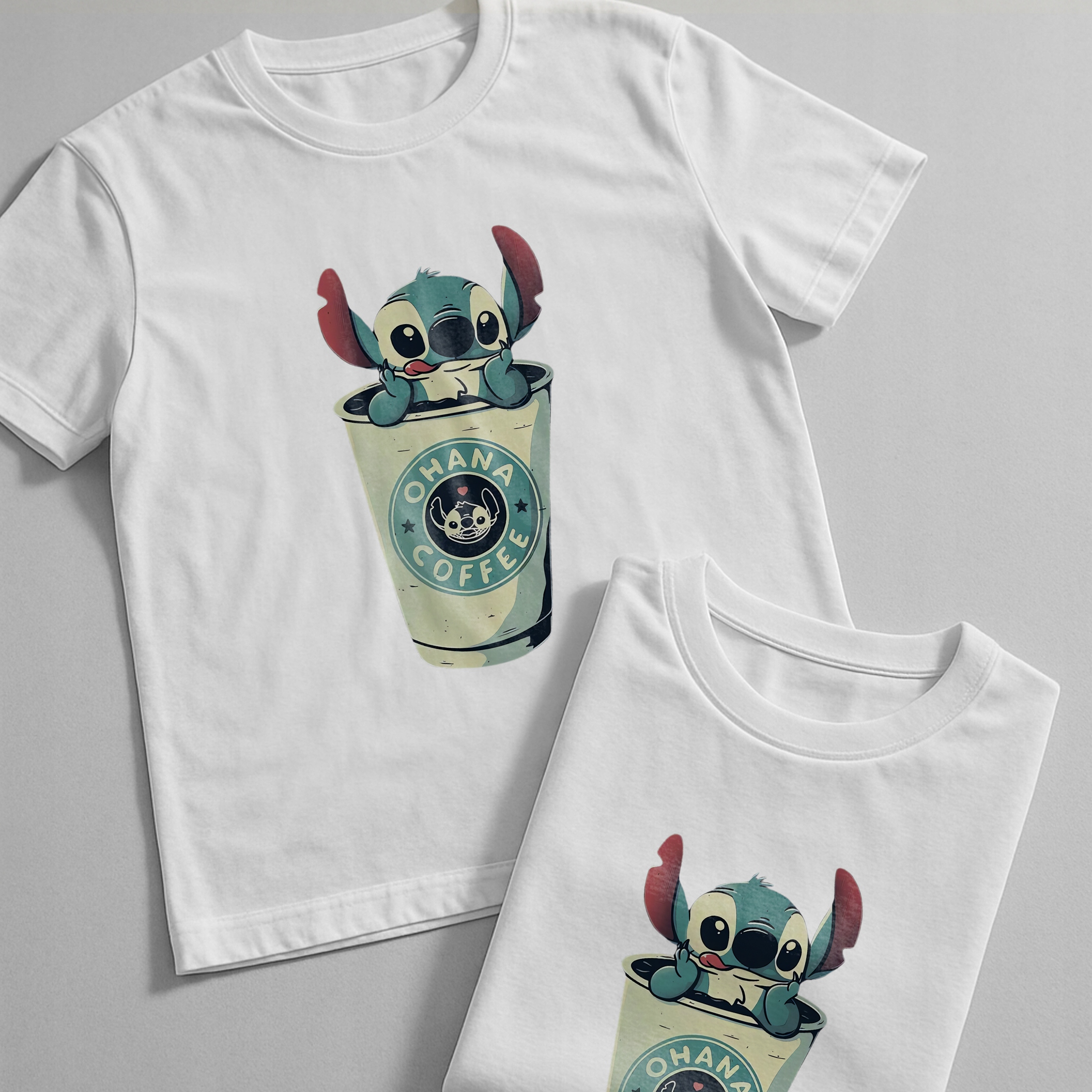 Koszulka biała dziecięca Stitch Lilo i Stich Dla Fanów